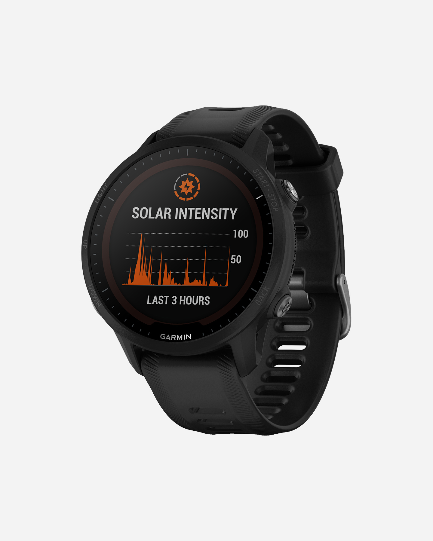 Orologio multifunzione GARMIN FORERUNNER 955 SOLAR  - Nero - 1 | Cisalfa Sport