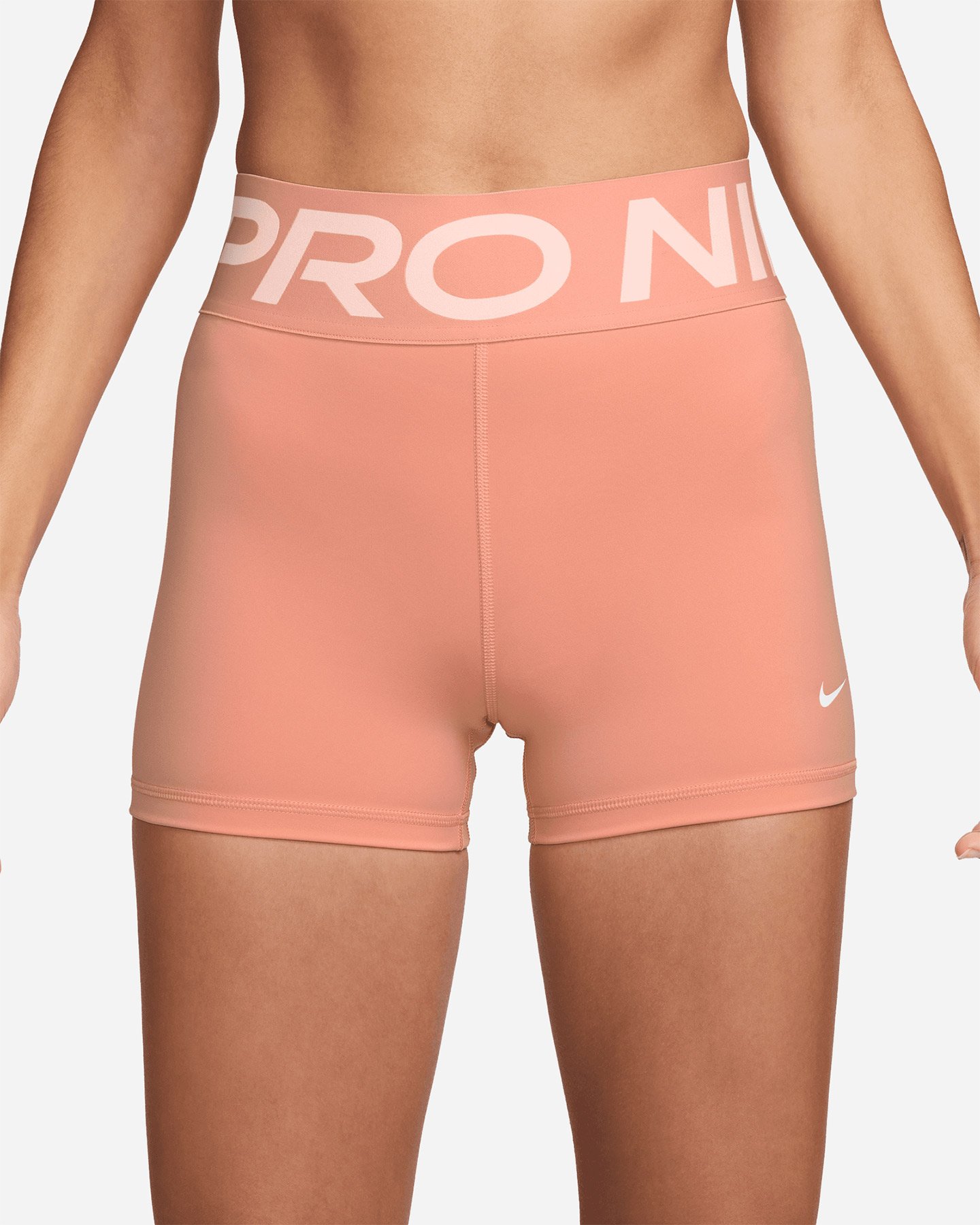 Short training NIKE PRO HIGH RISE W - Arancione - 1 | Cisalfa Sport