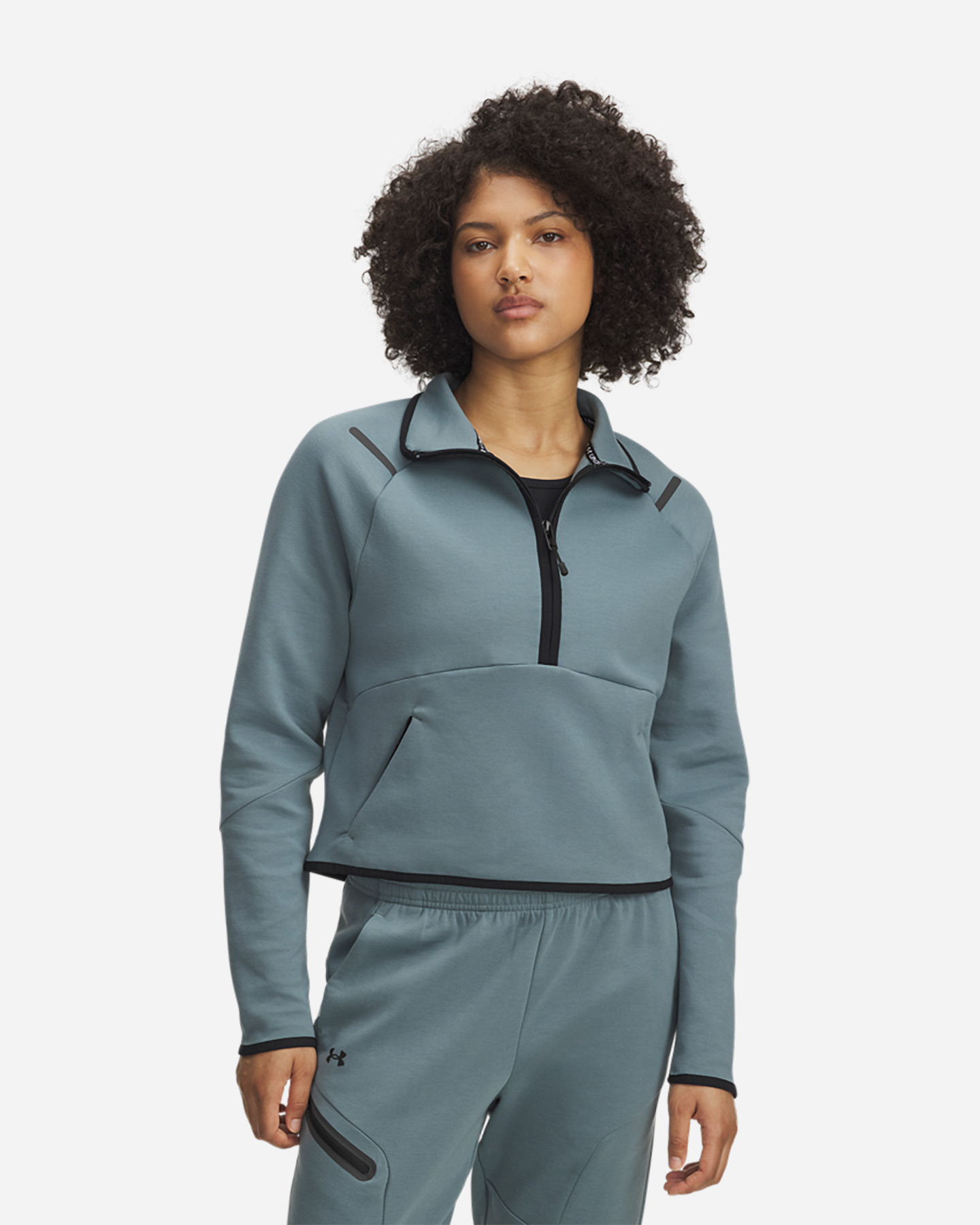 Felpa UNDER ARMOUR UNSTOPPABLE W - Verde - 0 | Cisalfa Sport