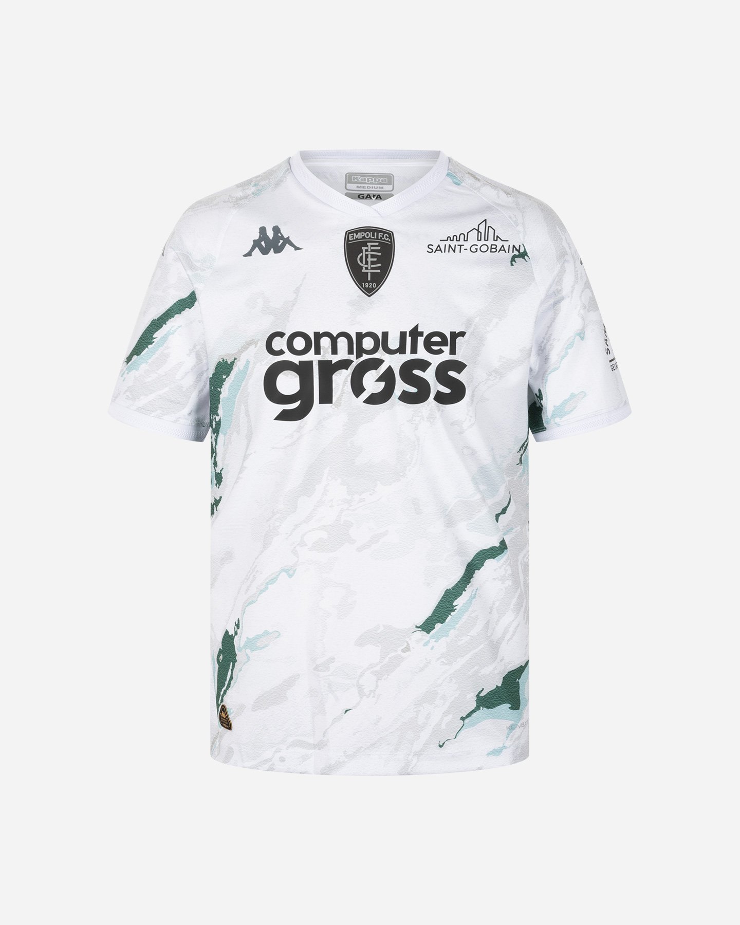 Maglia calcio ufficiale KAPPA EMPOLI AWAY 24-25 M - Bianco - 0 | Cisalfa Sport
