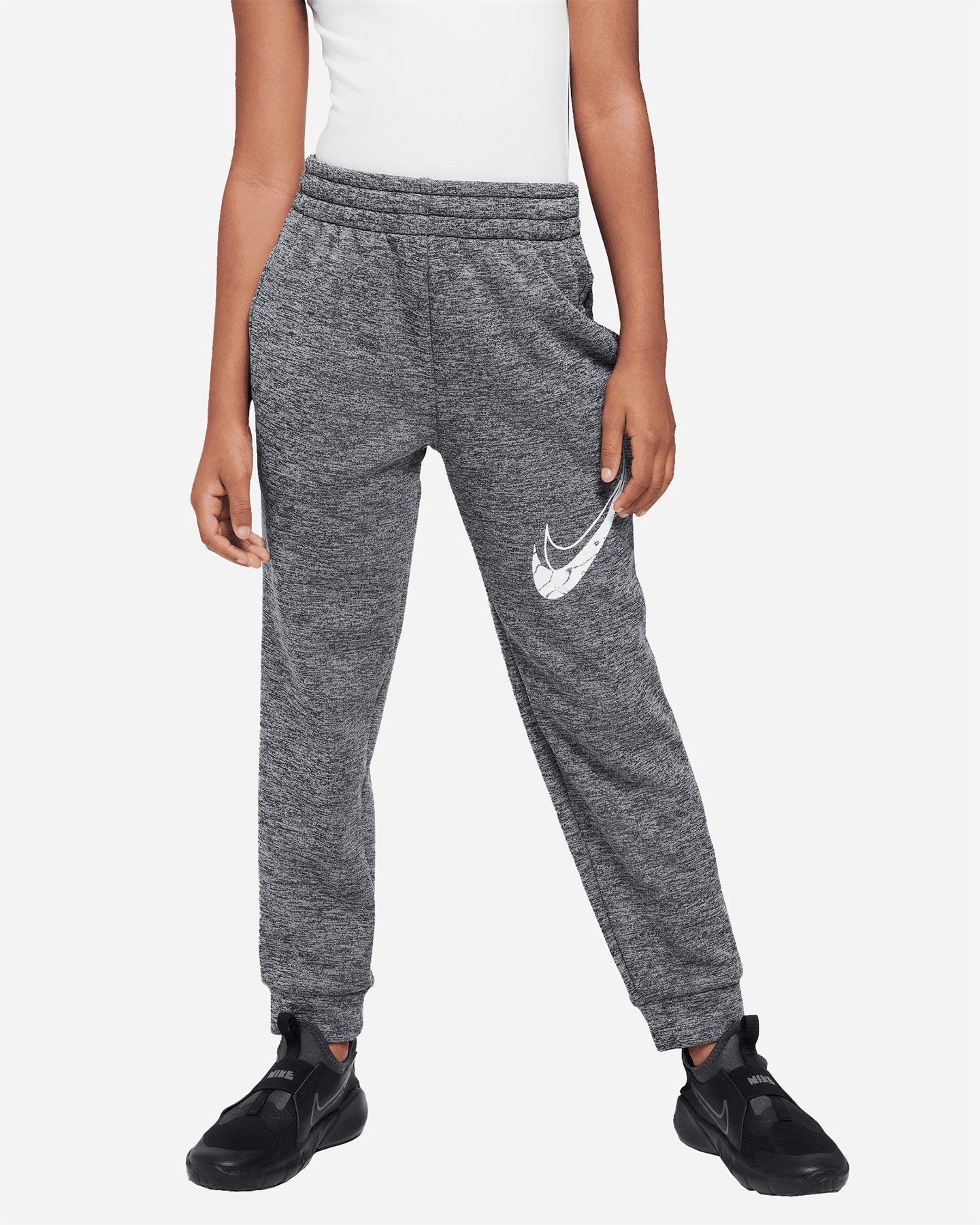 Pantalone NIKE THERMA SMOKE JR - Nero - 0 | Cisalfa Sport