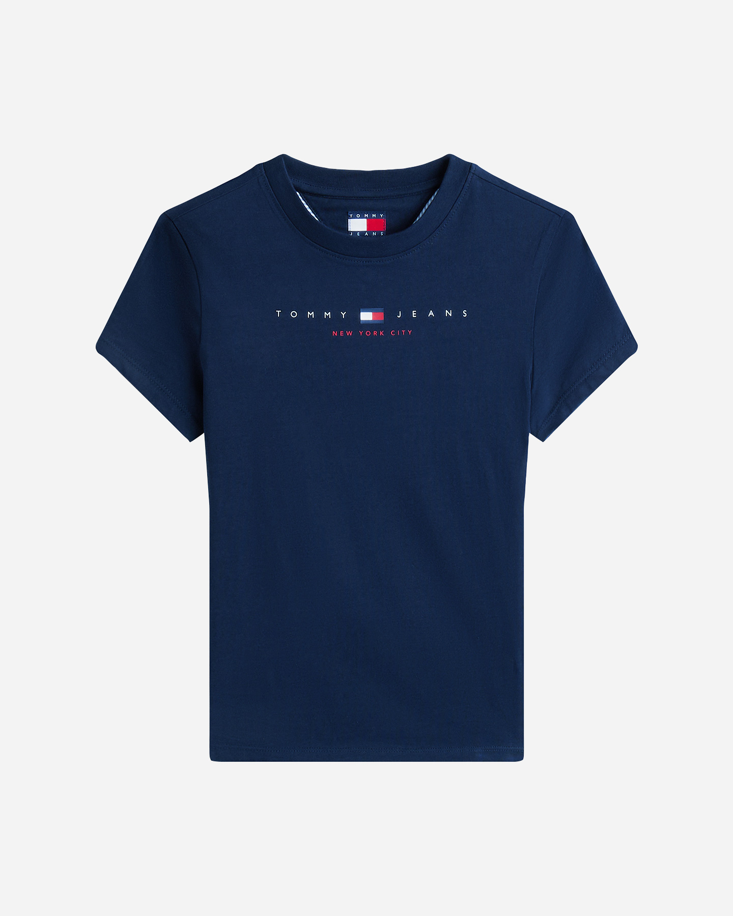 T-shirt TOMMY HILFIGER LINEAR LOGO W  - Blu - 0 | Cisalfa Sport