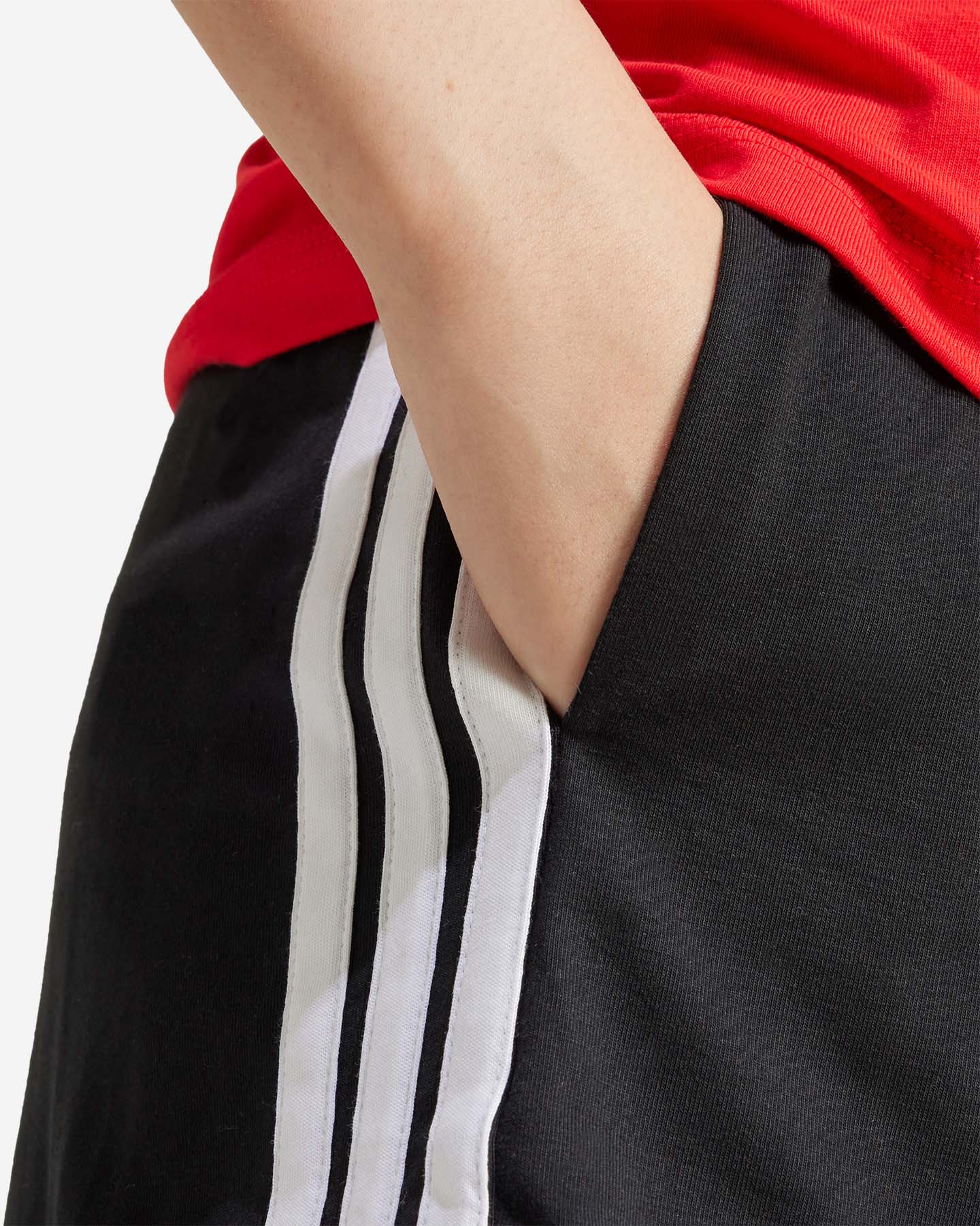 Pantaloncini ADIDAS 3STRIPES W - Nero - 4 | Cisalfa Sport