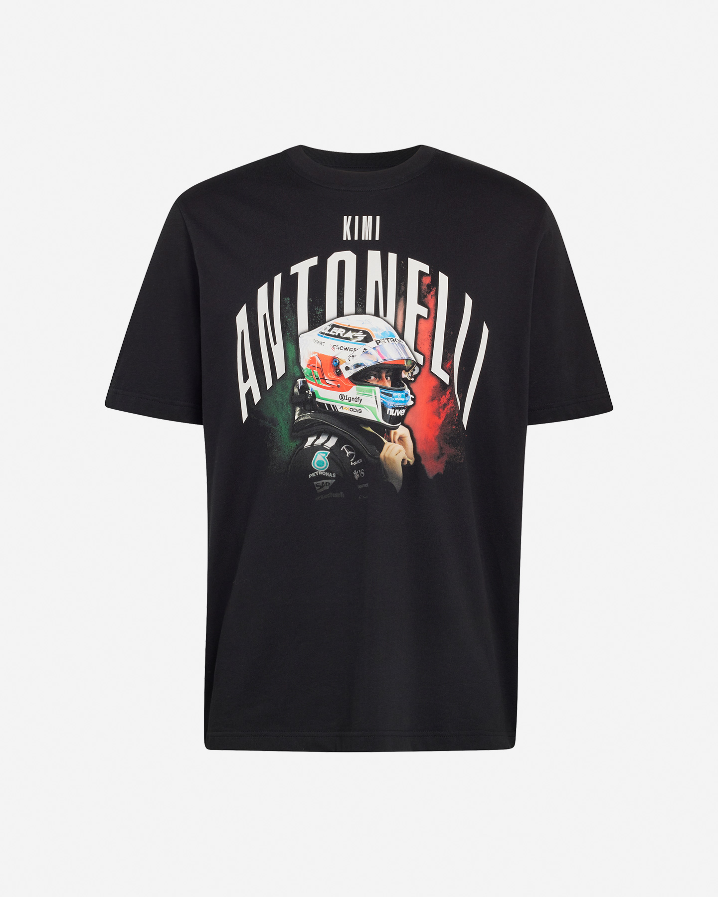 T-shirt ADIDAS MERCEDES AMG PETRONAS FORMULA 1 KIMI ANTONELLI M - Nero - 0 | Cisalfa Sport