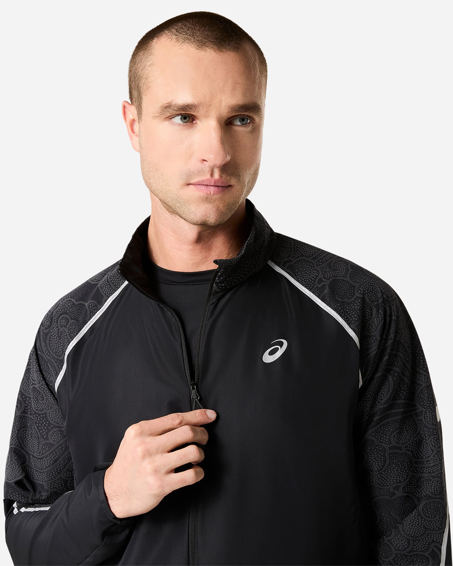 Giacca running ASICS ROAD LITE-SHOW M - Nero - 3 | Cisalfa Sport