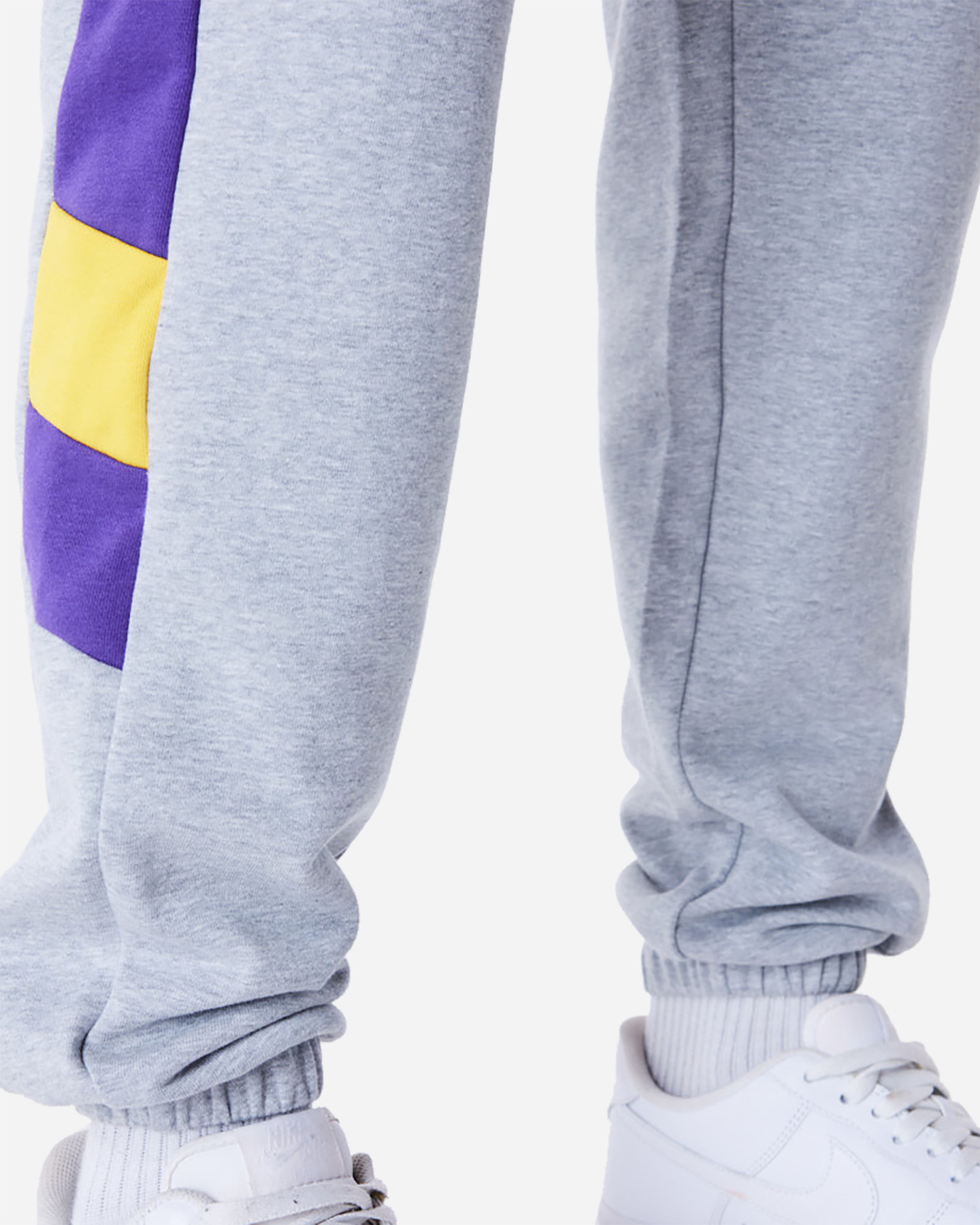 Abbigliamento basket NEW ERA PANEL LAKERS JOGGER M - Grigio - 5 | Cisalfa Sport