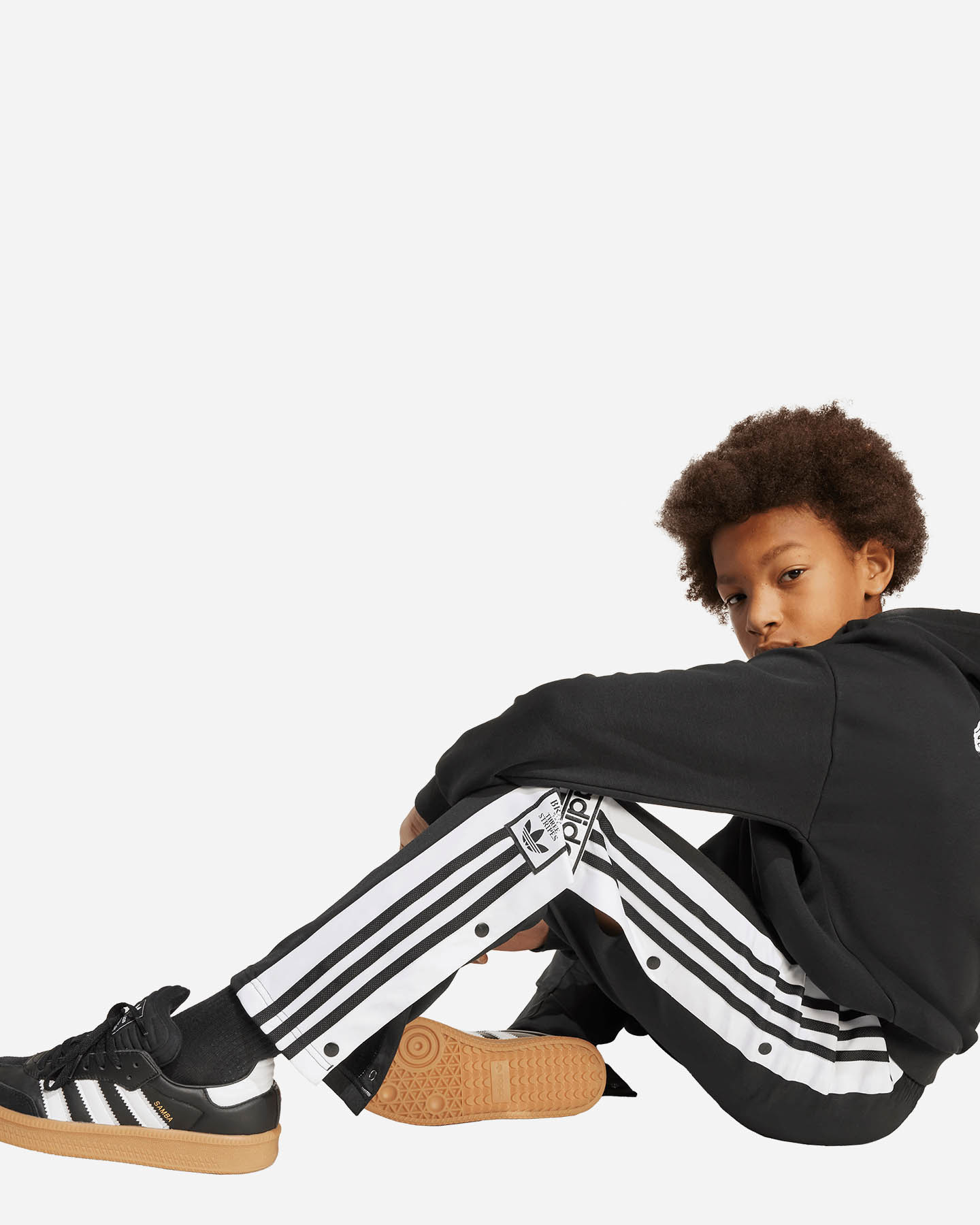 Pantalone ADIDAS ADIBREAK JR - Nero - 4 | Cisalfa Sport