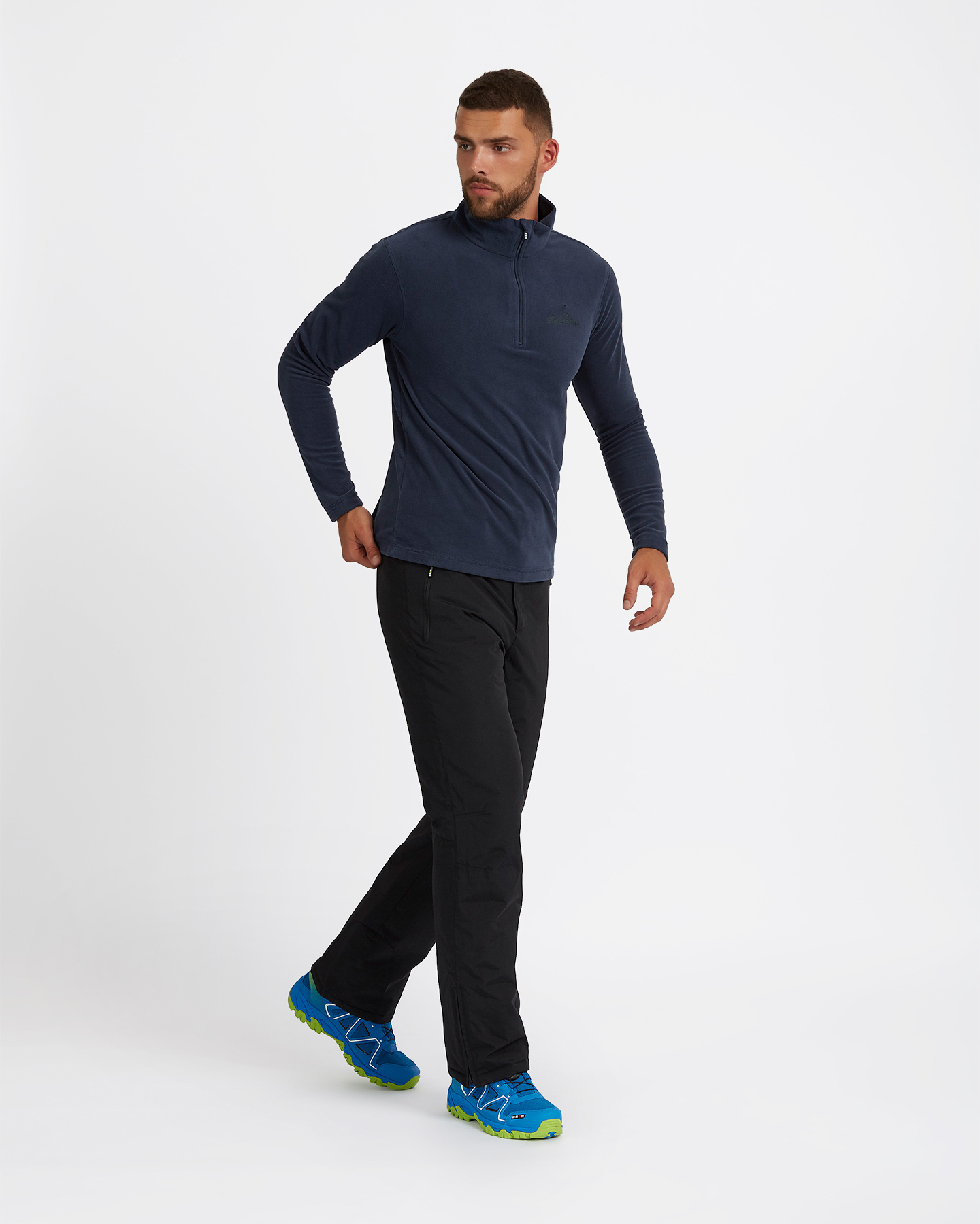 Micropile 8848 HALF ZIP M - Blu Navy - 3 | Cisalfa Sport