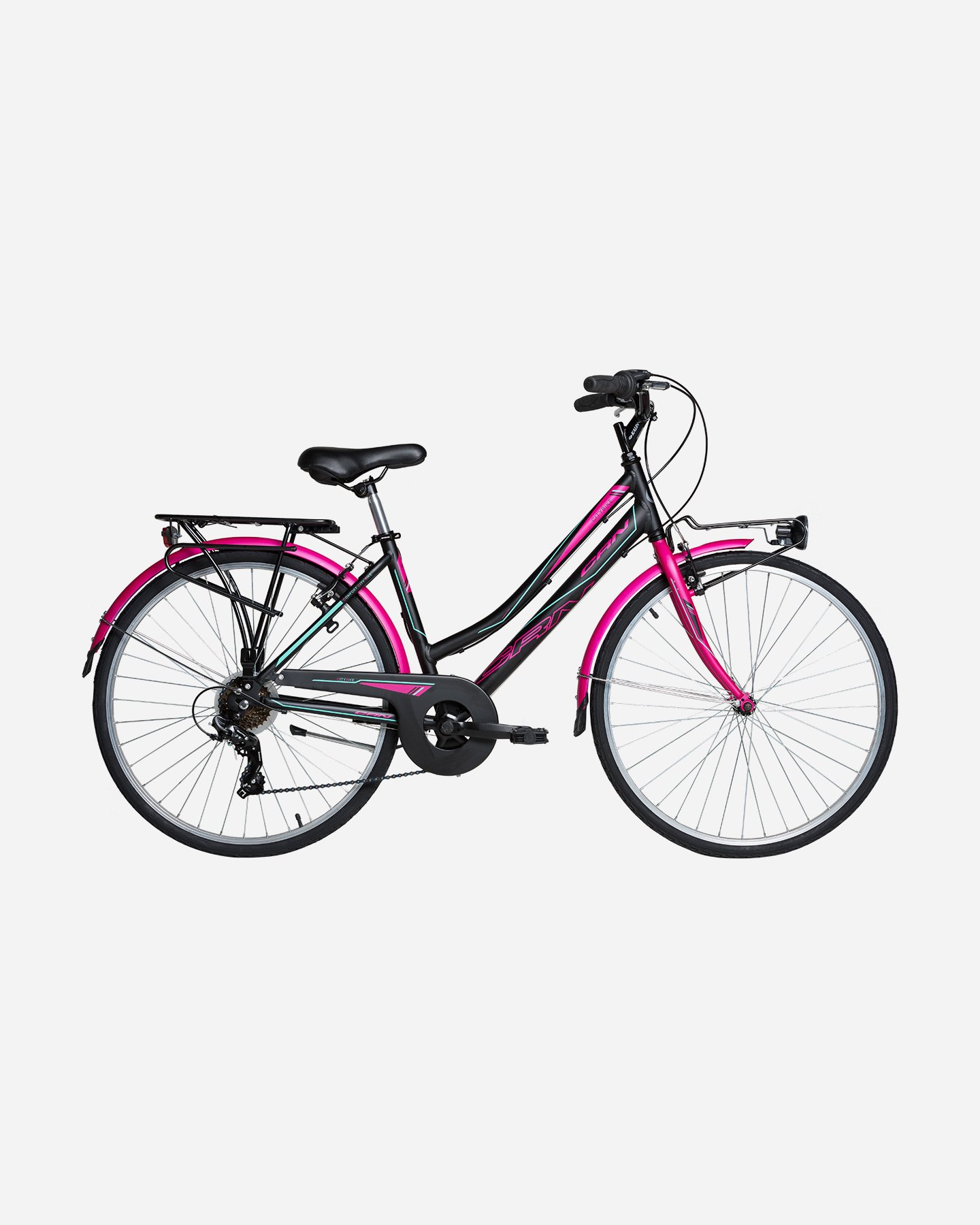 City bike CARNIELLI CITY 26 FLORAL W - Nero - 0 | Cisalfa Sport