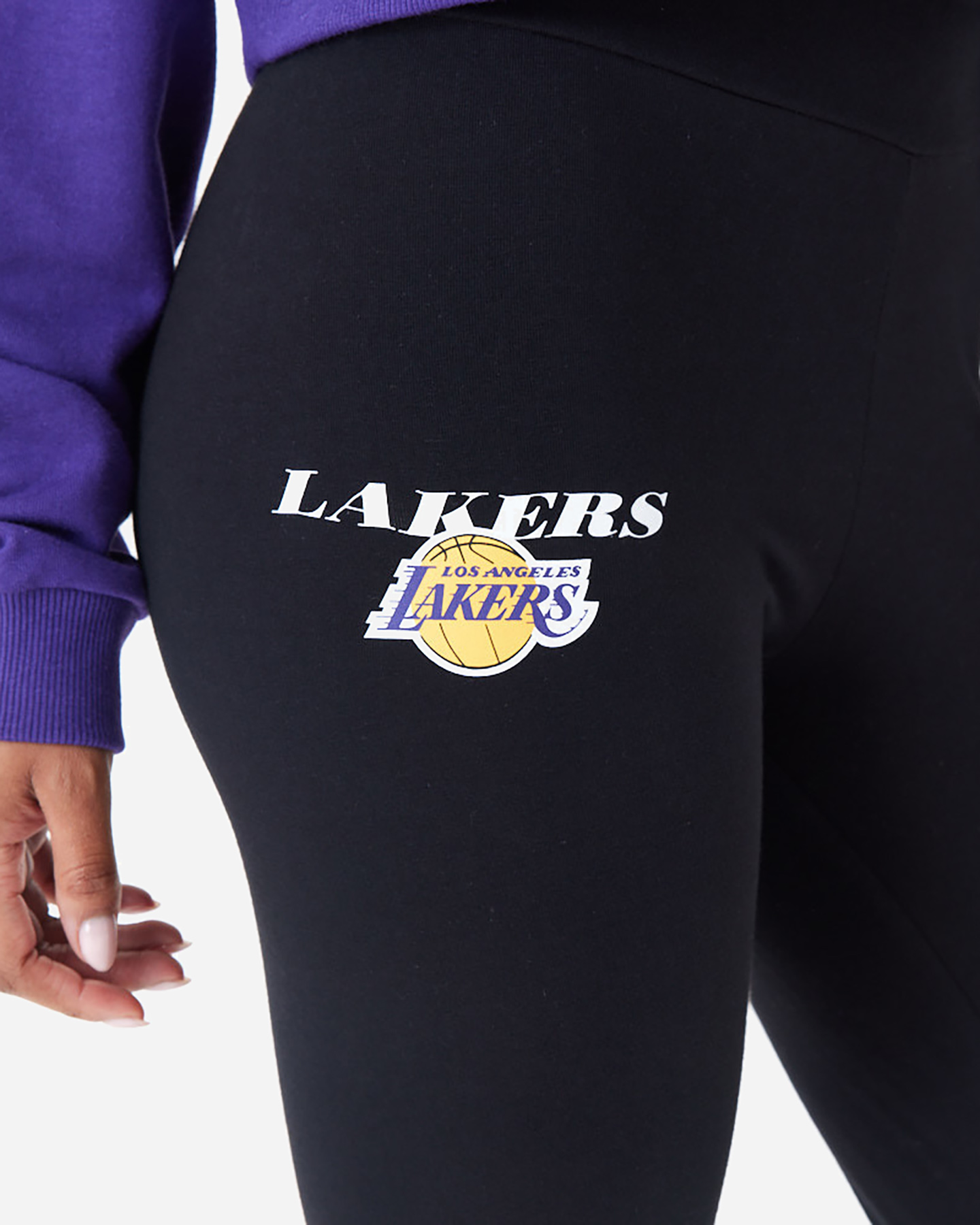 Leggings NEW ERA LOS ANGELES LAKERS W - Nero - 5 | Cisalfa Sport