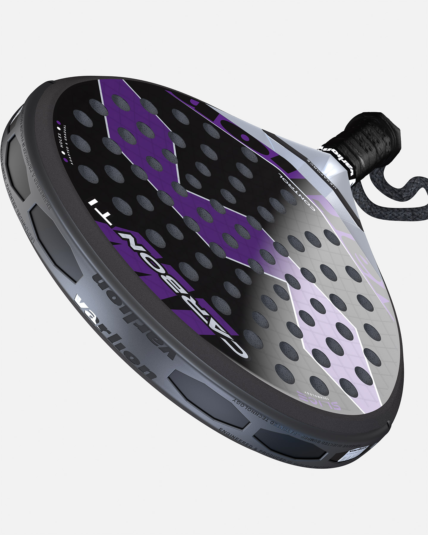 Racchetta padel intermedia VARLION LW CARBON TI PADEL  - Viola - 5 | Cisalfa Sport