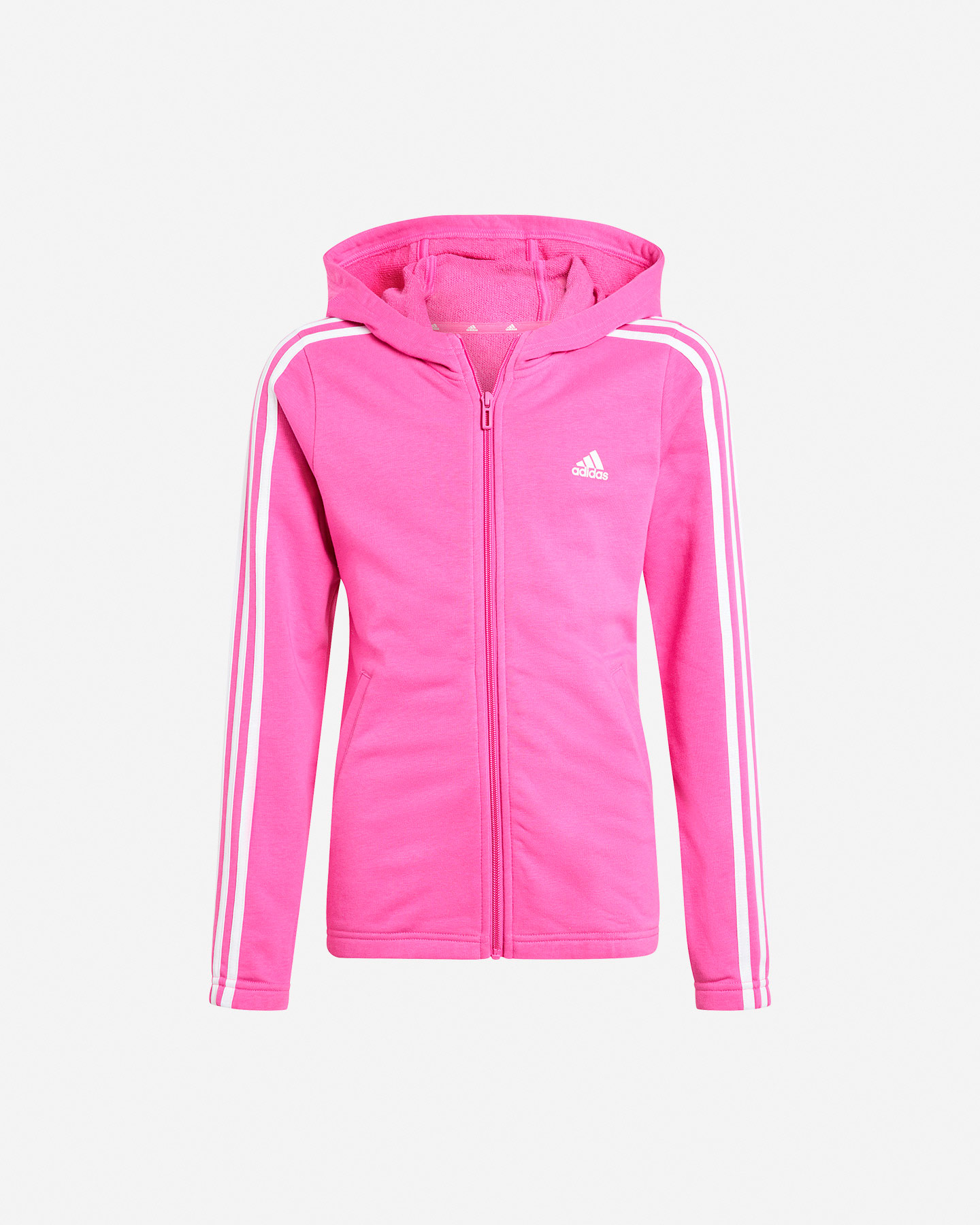 Felpa ADIDAS 3 STRIPES JR - Fucsia - 0 | Cisalfa Sport