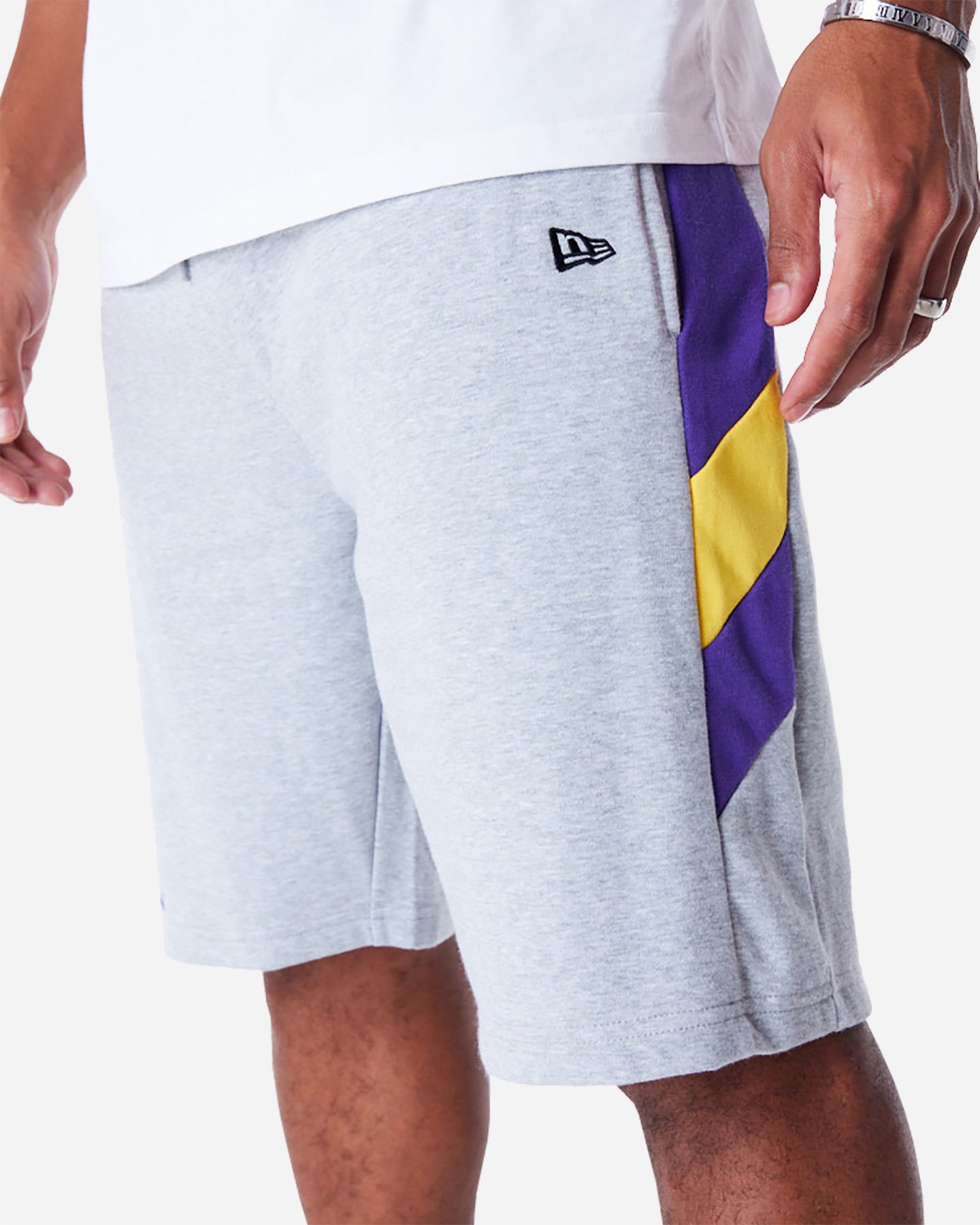 Shorts nba NEW ERA PANEL OS LAKERS M - Grigio - 3 | Cisalfa Sport
