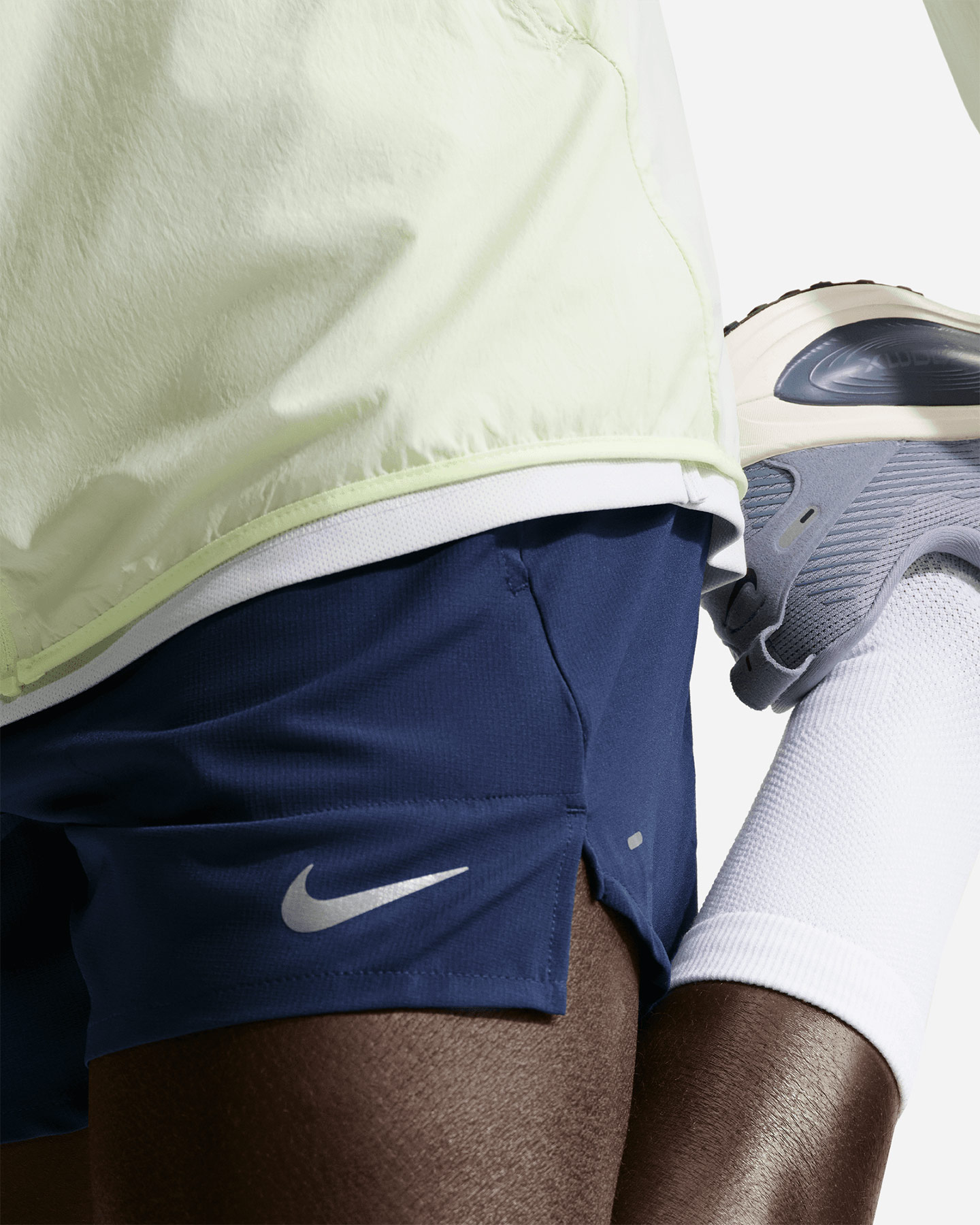 Short running NIKE STRIDE 5IN M - Blu - 4 | Cisalfa Sport