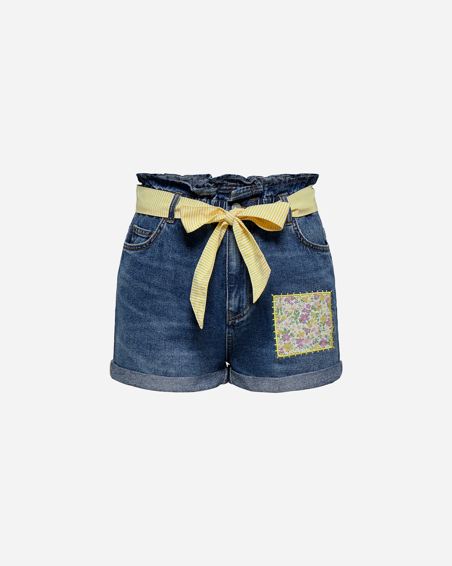 Only Shapay Belt E Patch W - Short - Donna - Denim