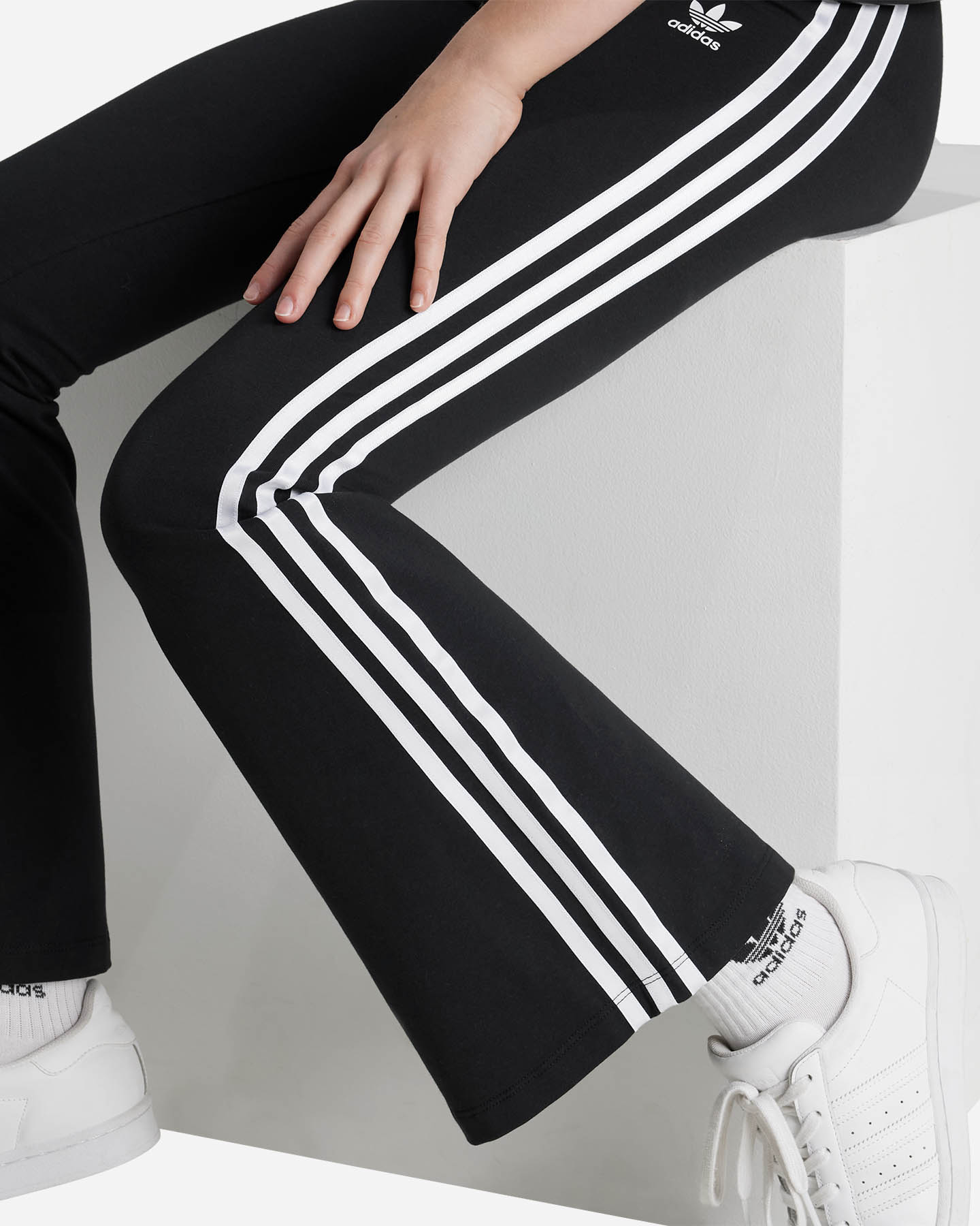 Leggings ADIDAS O GIRL 3STRIPES JR - Nero - 5 | Cisalfa Sport