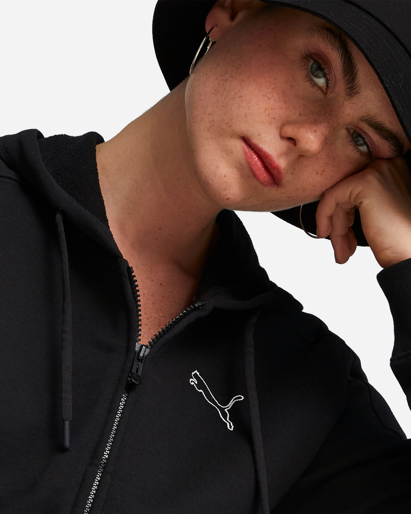 Felpa PUMA CROP FZ W - 4 | Cisalfa Sport