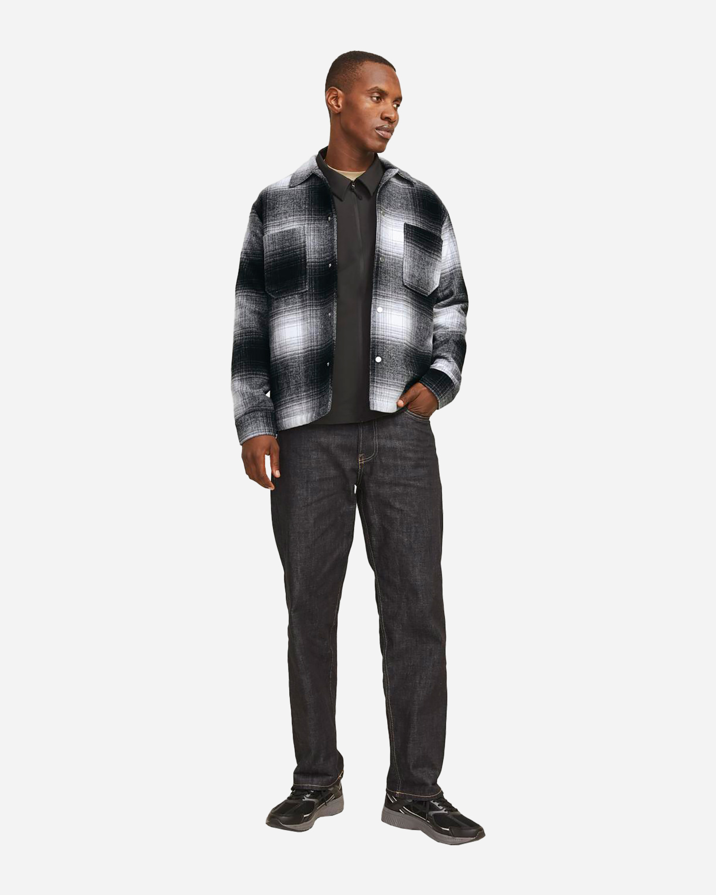 Camicia JACK & JONES COHELVETICA PADDED M - Nero - 2 | Cisalfa Sport