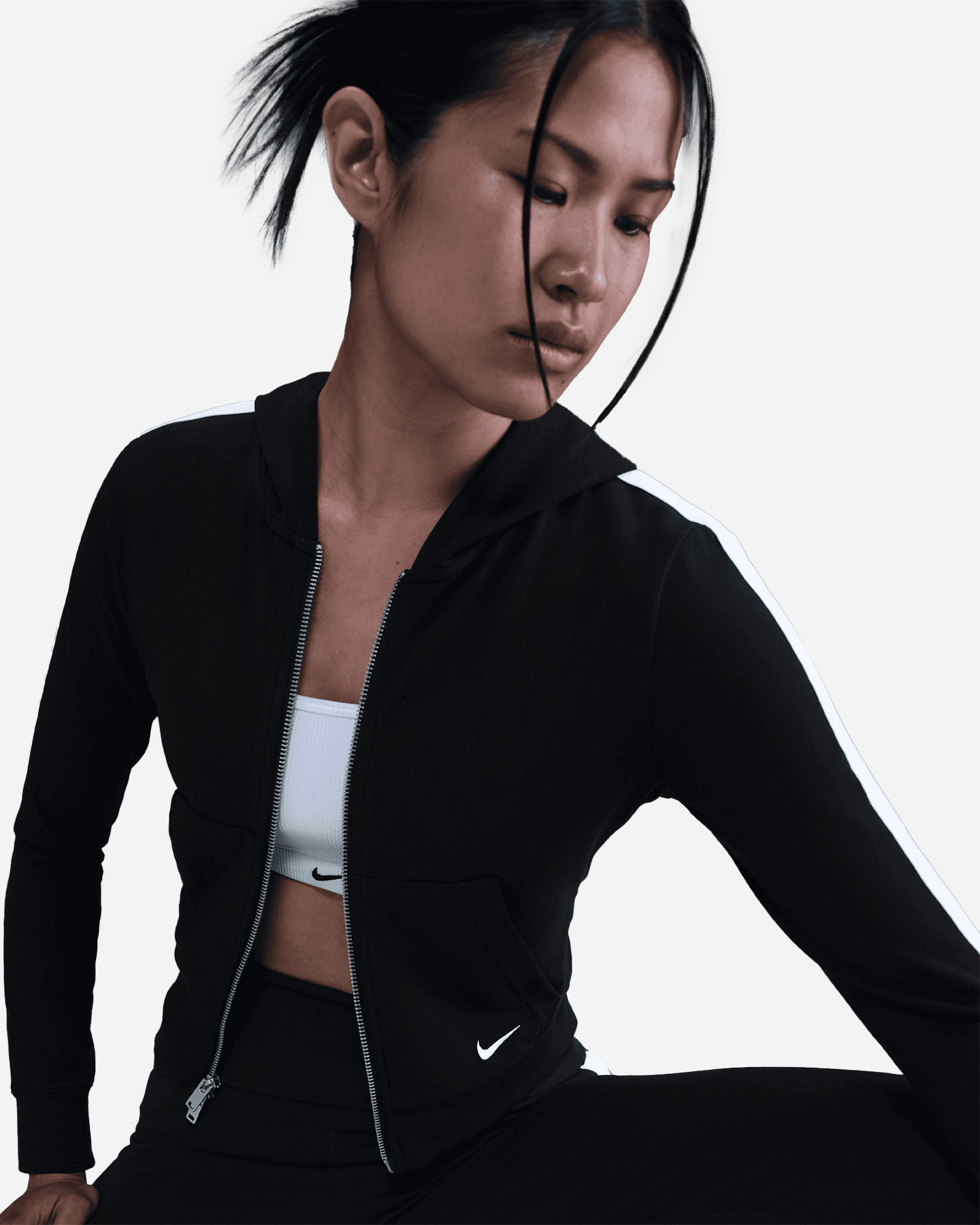 Felpa NIKE TAPE MANICA PHOENIX W - Nero - 4 | Cisalfa Sport