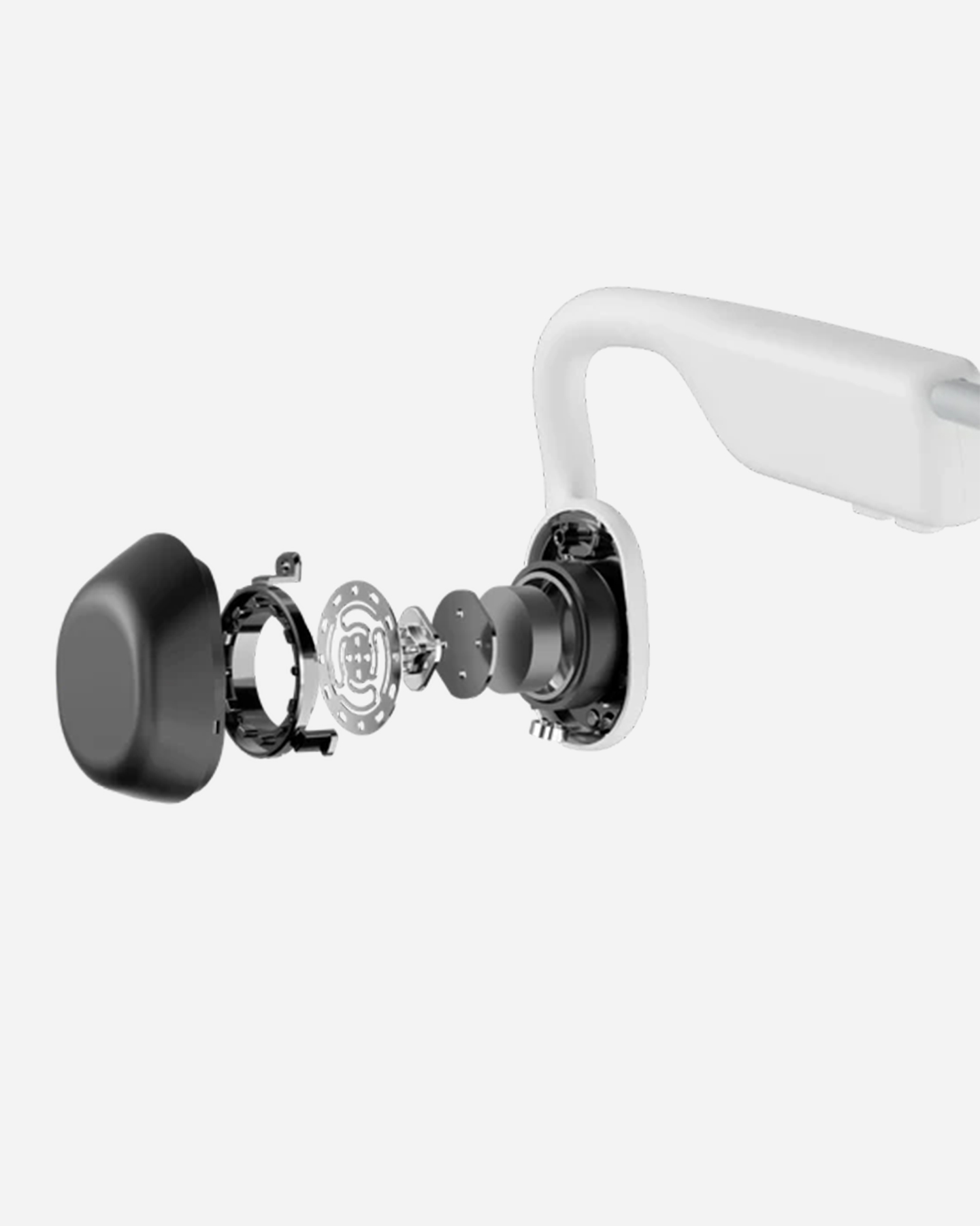 Cuffie audio SHOKZ OPENMOVE  - Bianco - 1 | Cisalfa Sport