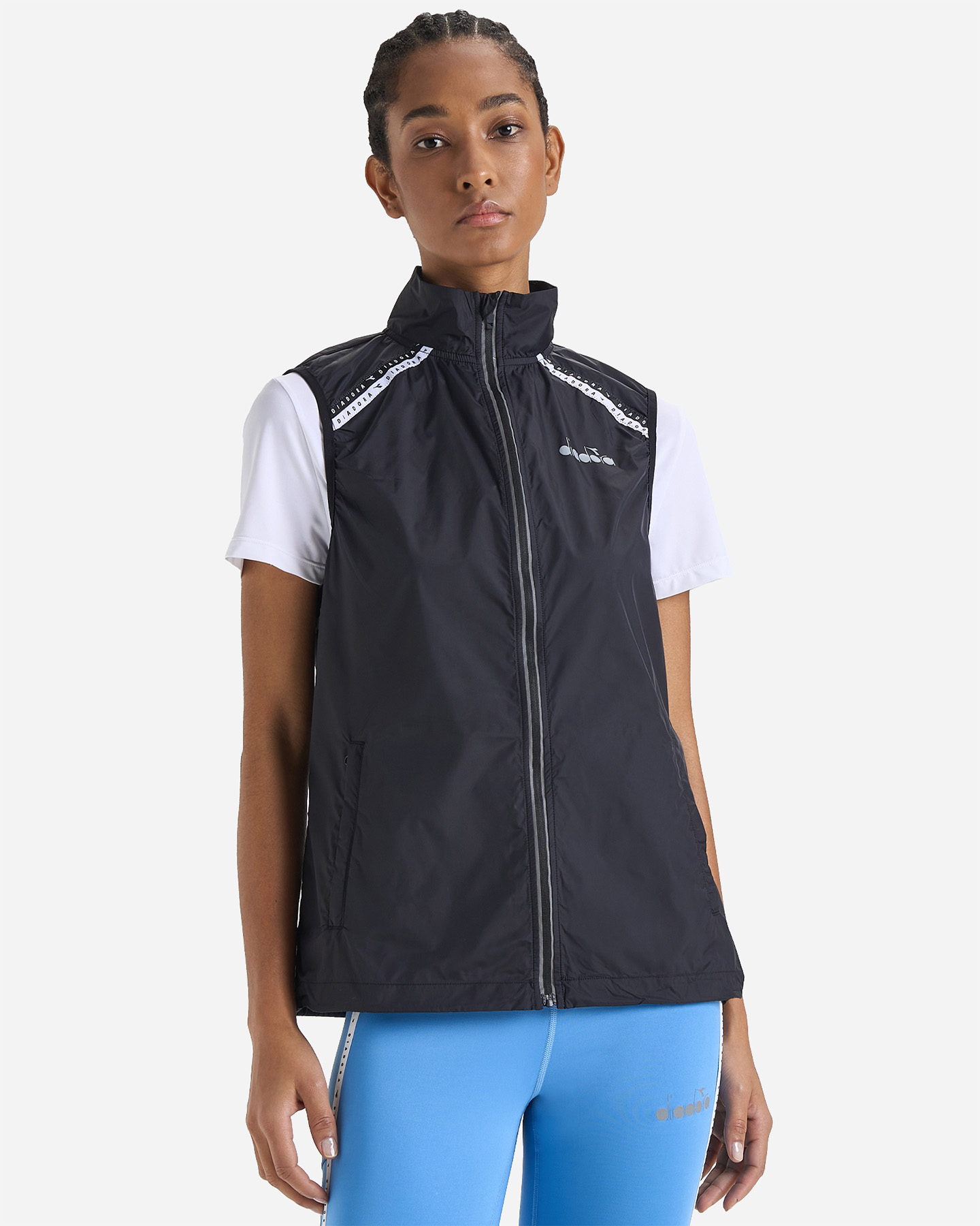 Giacca running DIADORA PACKABLE WIND W - Nero - 1 | Cisalfa Sport