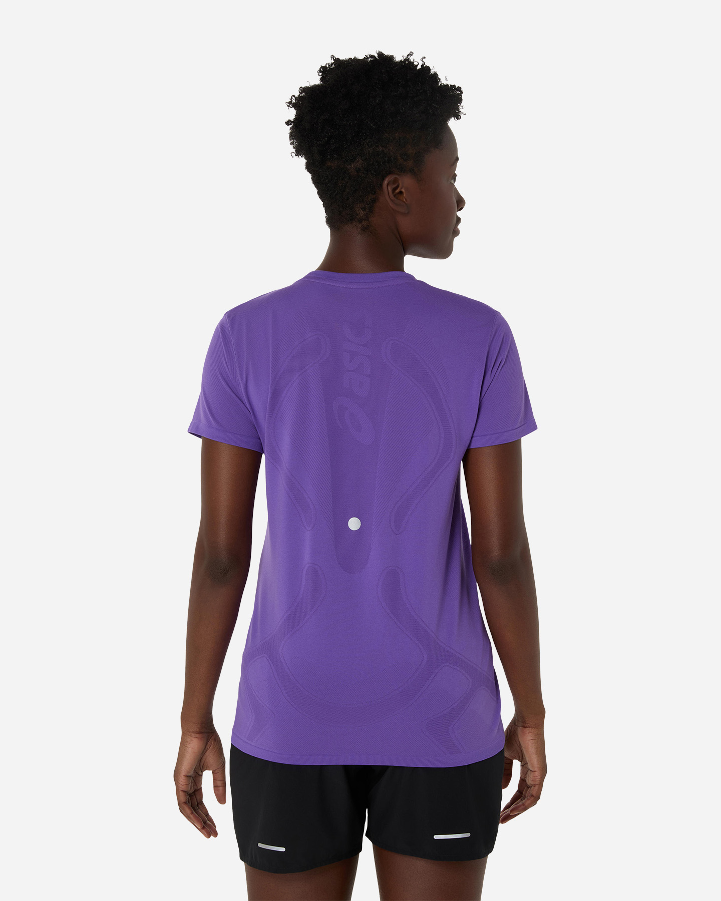 T-shirt running ASICS ROAD SEAMLESS W - Viola - 2 | Cisalfa Sport