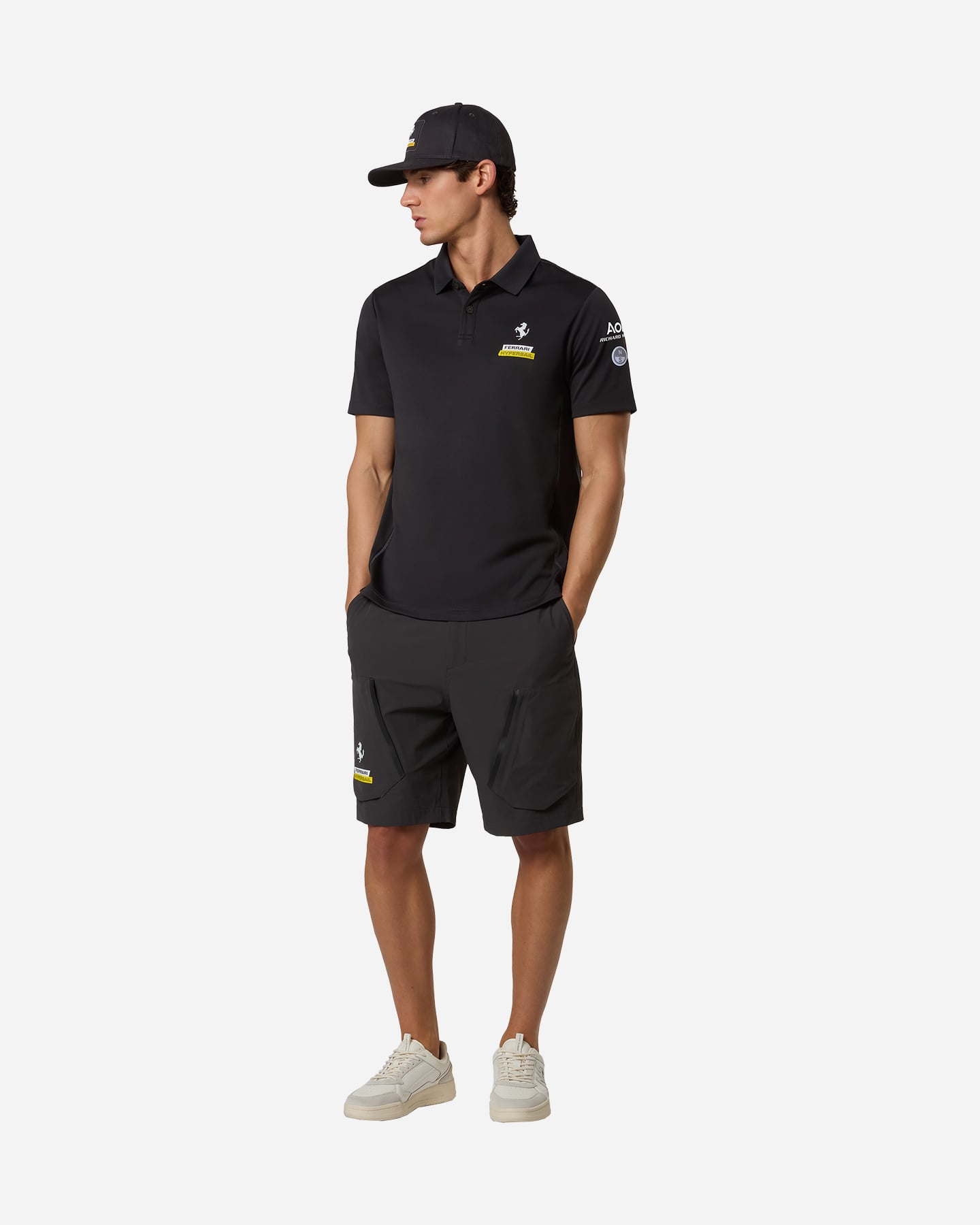 Polo NORTH SAILS COOLMAX FERRARI HYPERSAIL M - Grigio - 4 | Cisalfa Sport