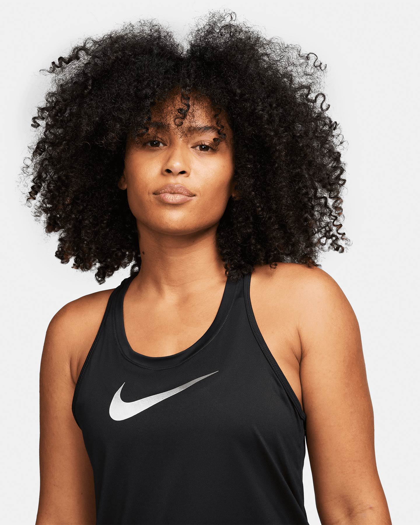 Canotta running NIKE ONE DRI FIT SWOOSH W - Nero - 2 | Cisalfa Sport