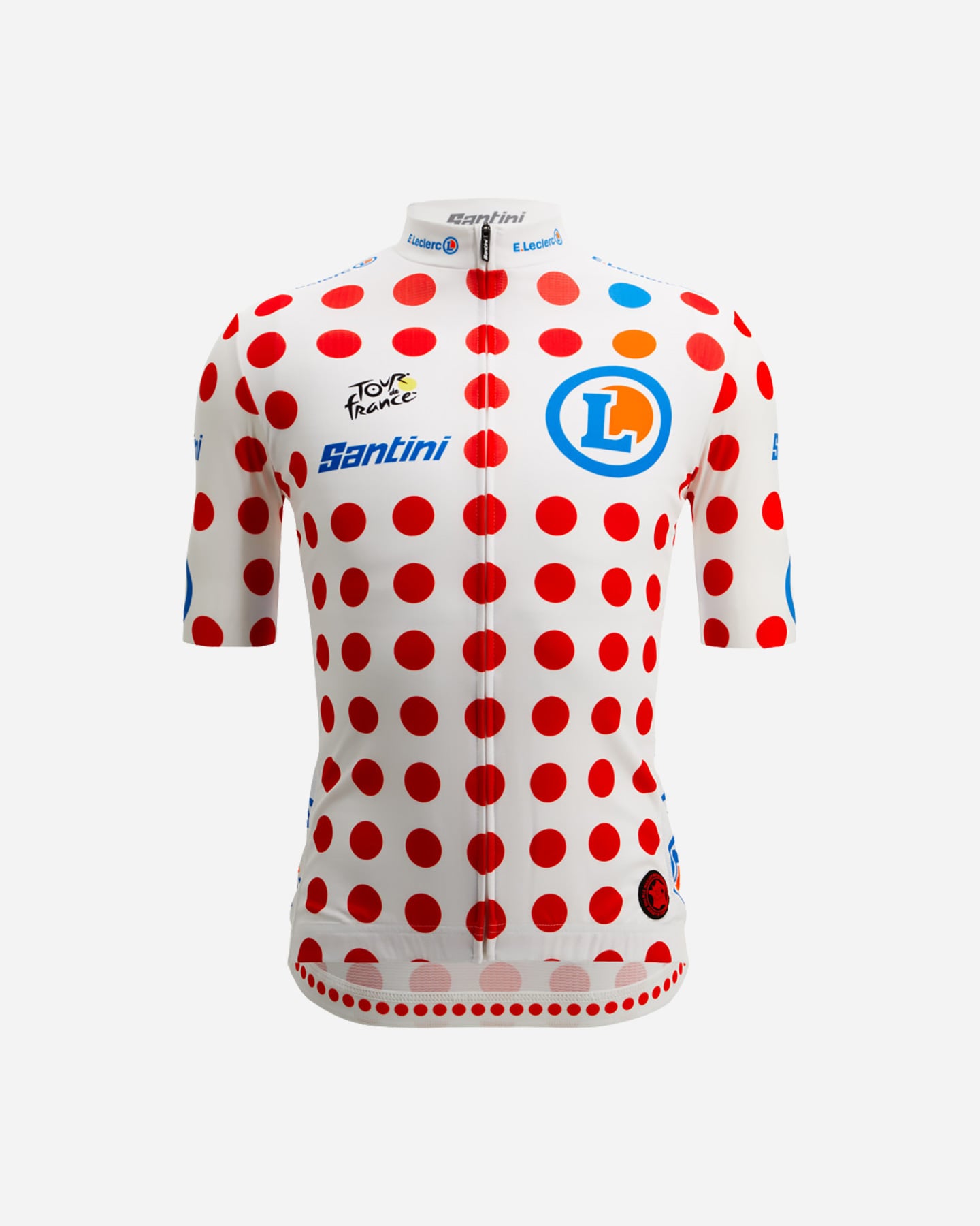 Maglia ciclismo SANTINI TOUR DE FRANCE A POIS 25 MC M - Bianco - 0 | Cisalfa Sport
