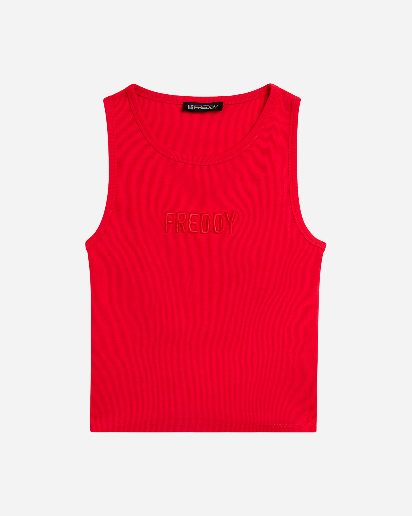 Canotta FREDDY LOGO BORCHIE W - Rosso - 0 | Cisalfa Sport