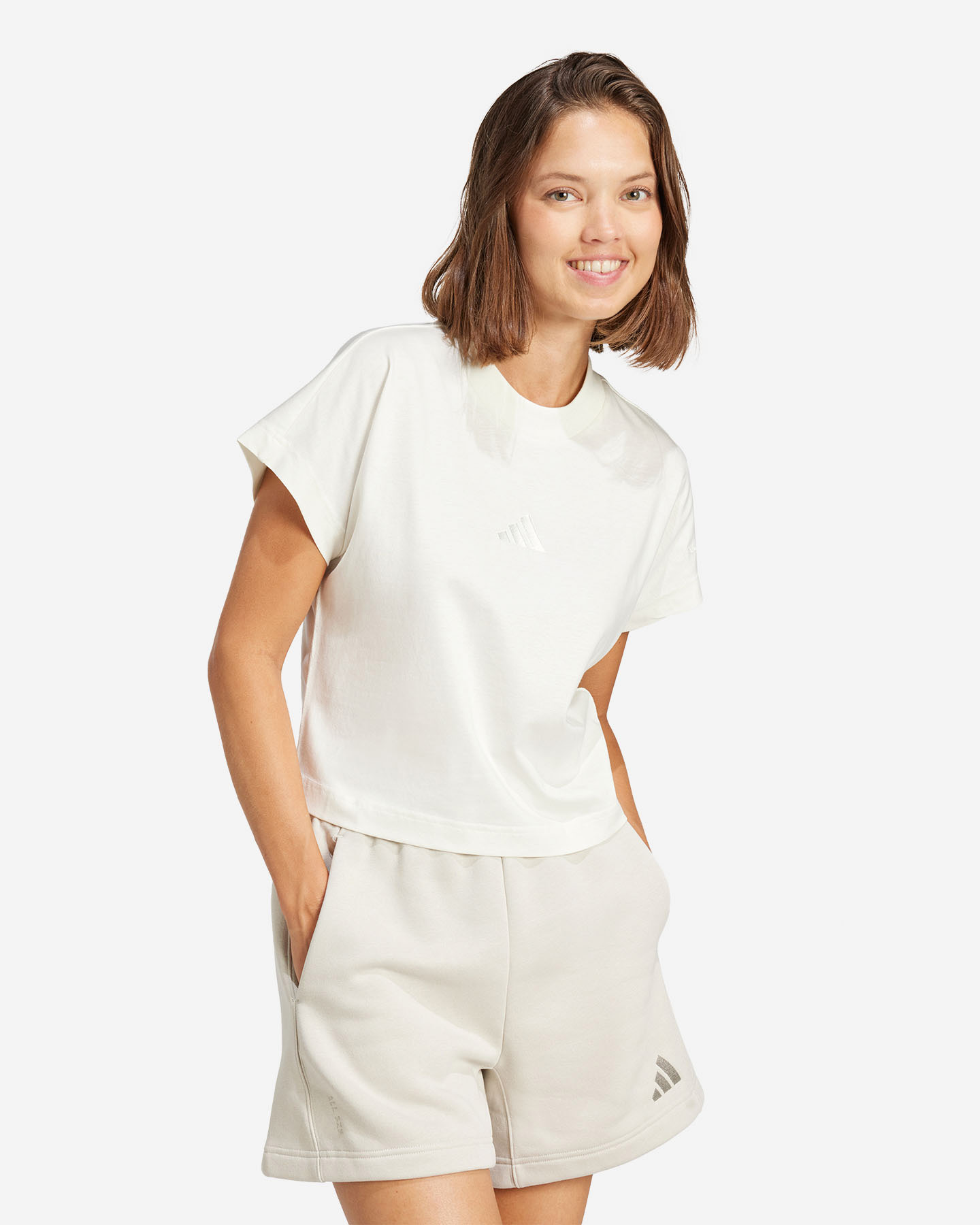 T-shirt ADIDAS SZN W - Bianco - 1 | Cisalfa Sport