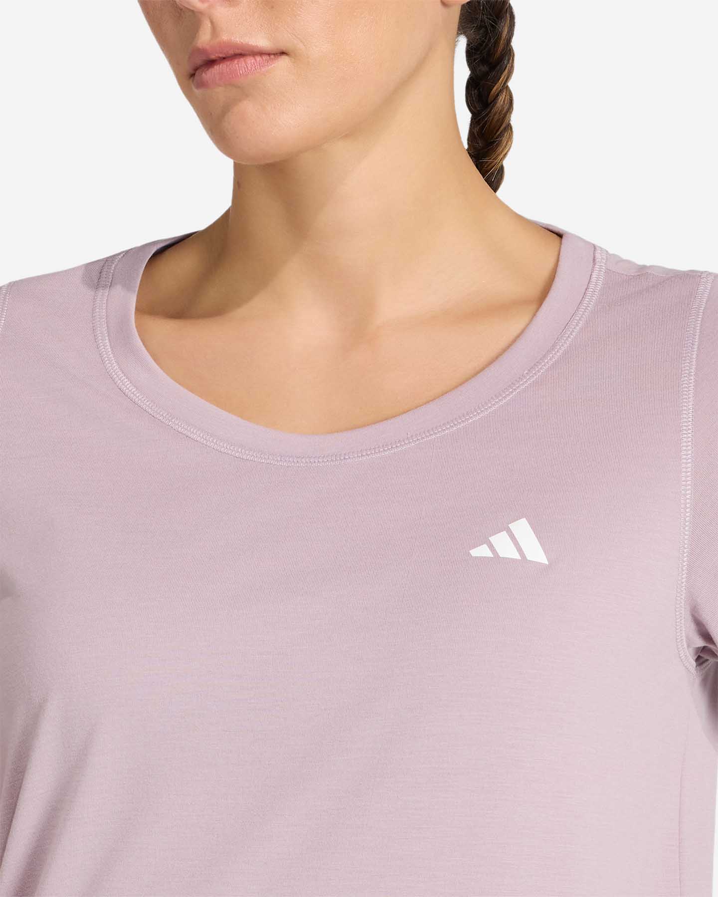 T-shirt training ADIDAS ESSENTIALS SMALL LOGO W - Verde - 5 | Cisalfa Sport