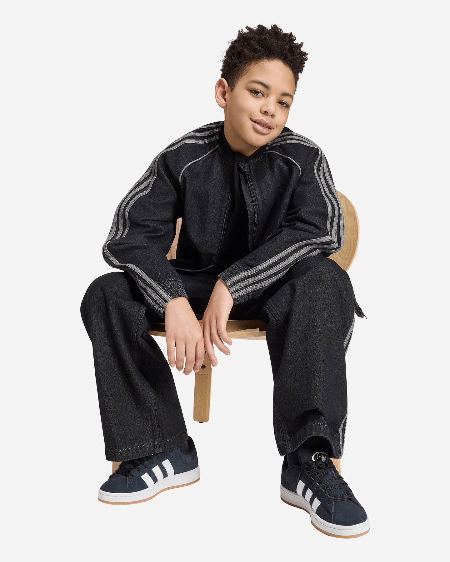 Giubbotto ADIDAS SST JR - Denim - 2 | Cisalfa Sport