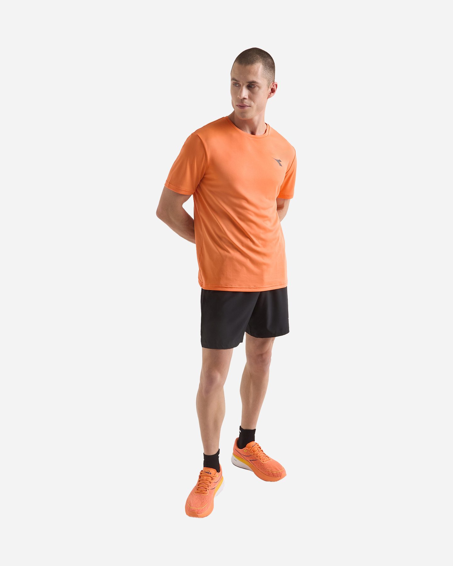 Short running DIADORA RUN 7 M - Nero - 3 | Cisalfa Sport