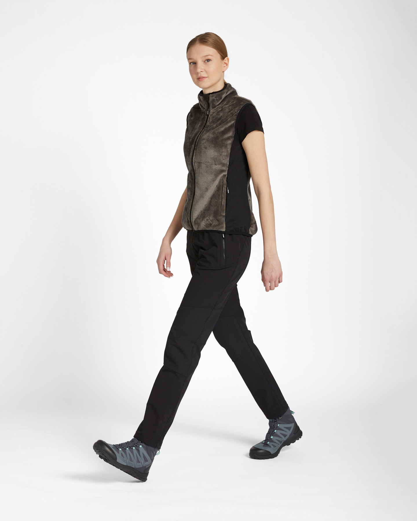 Gilet 8848 SOFT PILE W - Grigio - 3 | Cisalfa Sport