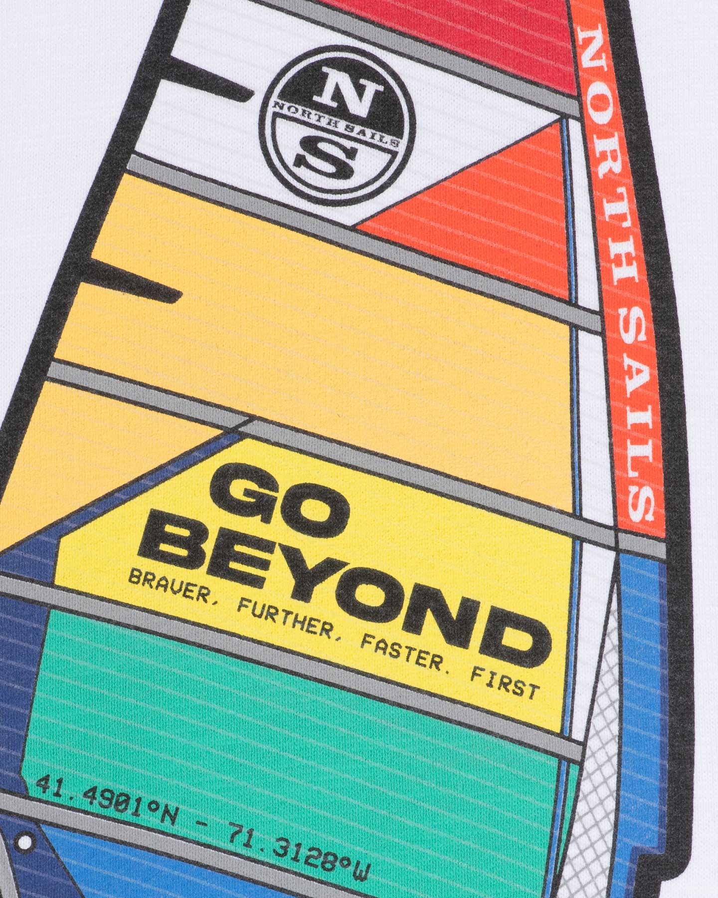 Felpa NORTH SAILS COLORSAIL JR - Bianco - 2 | Cisalfa Sport