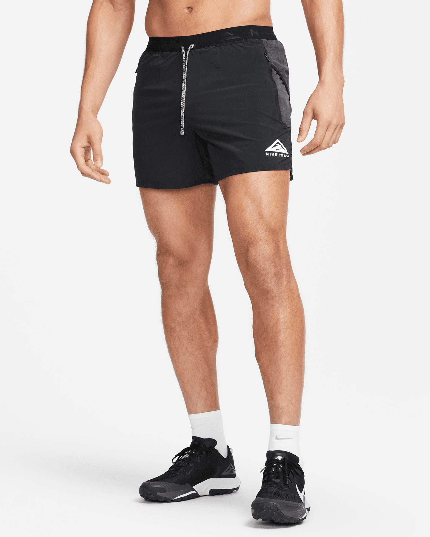Short running NIKE NK DRI FIT TRAIL 5IN M - Nero - 0 | Cisalfa Sport