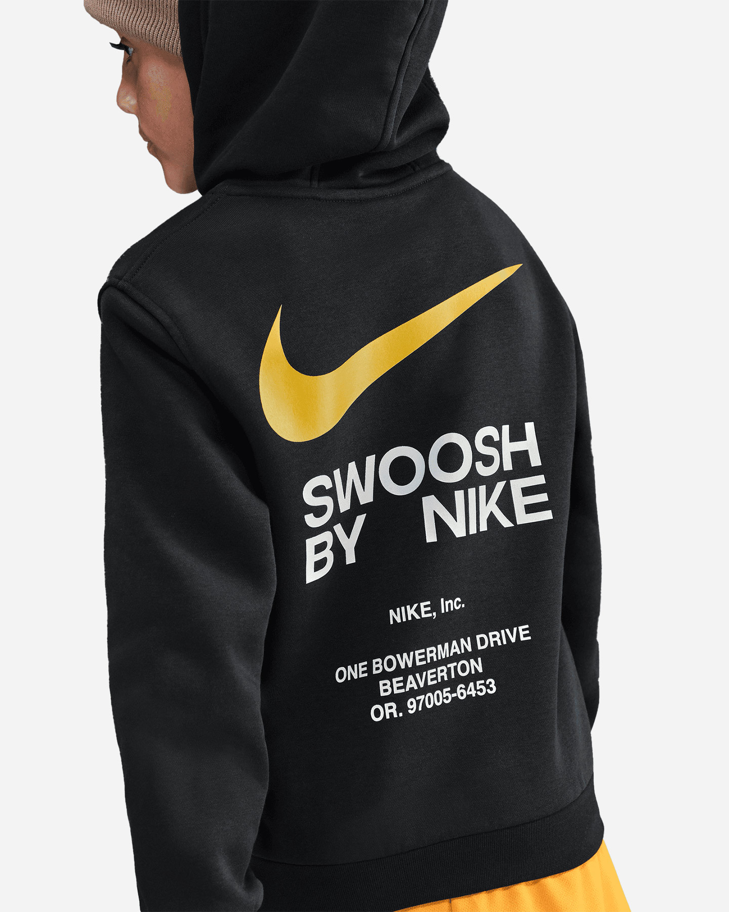 Felpa NIKE PRINT BACK JR - Nero - 5 | Cisalfa Sport