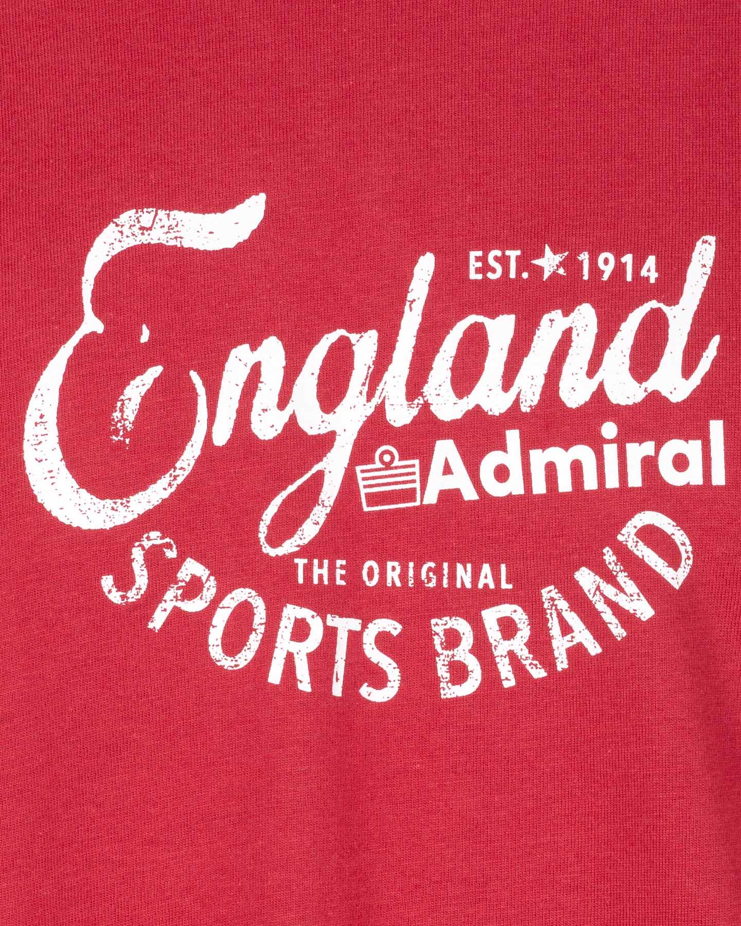 T-shirt ADMIRAL VARSITY M - Rosso - 2 | Cisalfa Sport