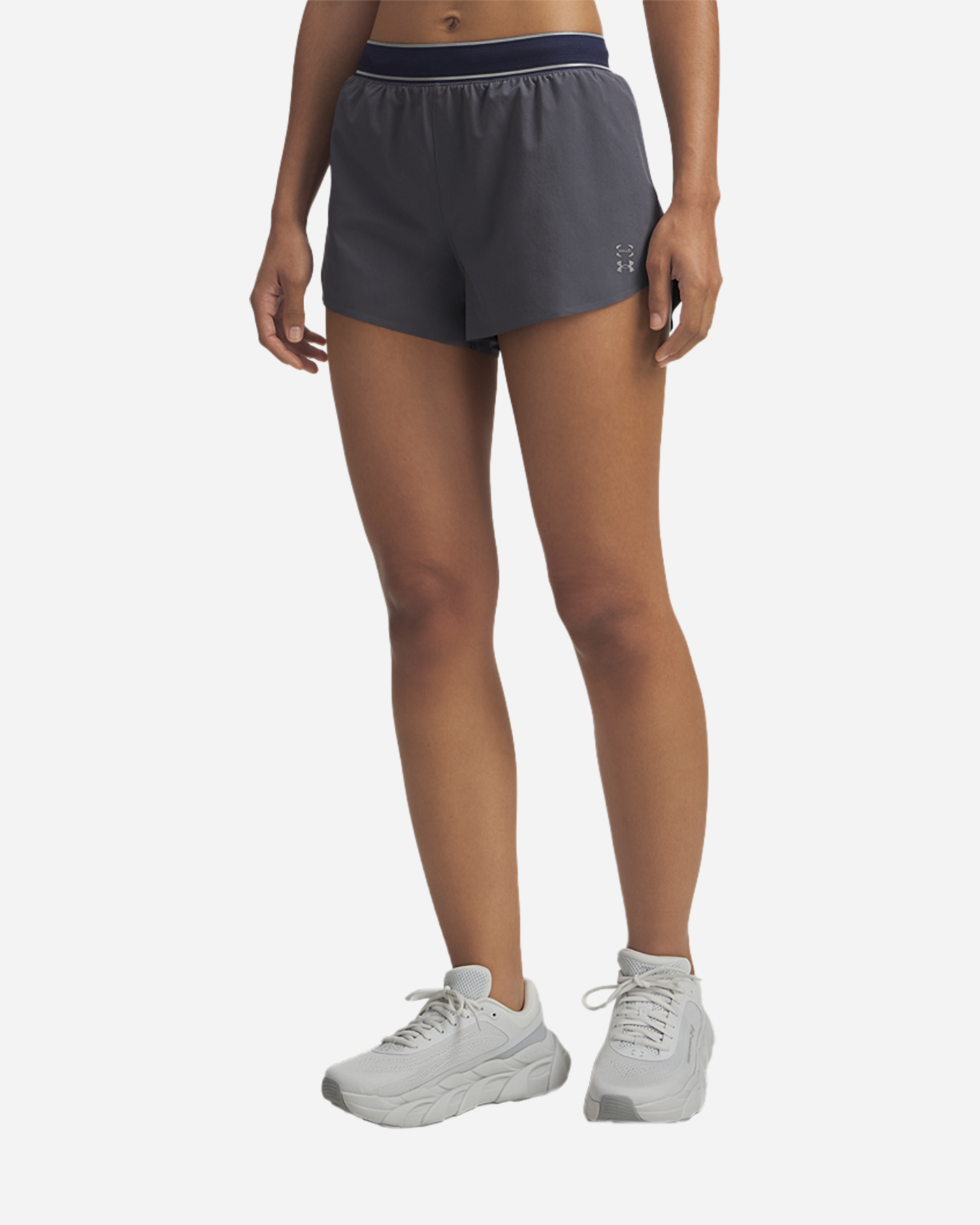 Short training UNDER ARMOUR HALO RUN W - Grigio - 0 | Cisalfa Sport