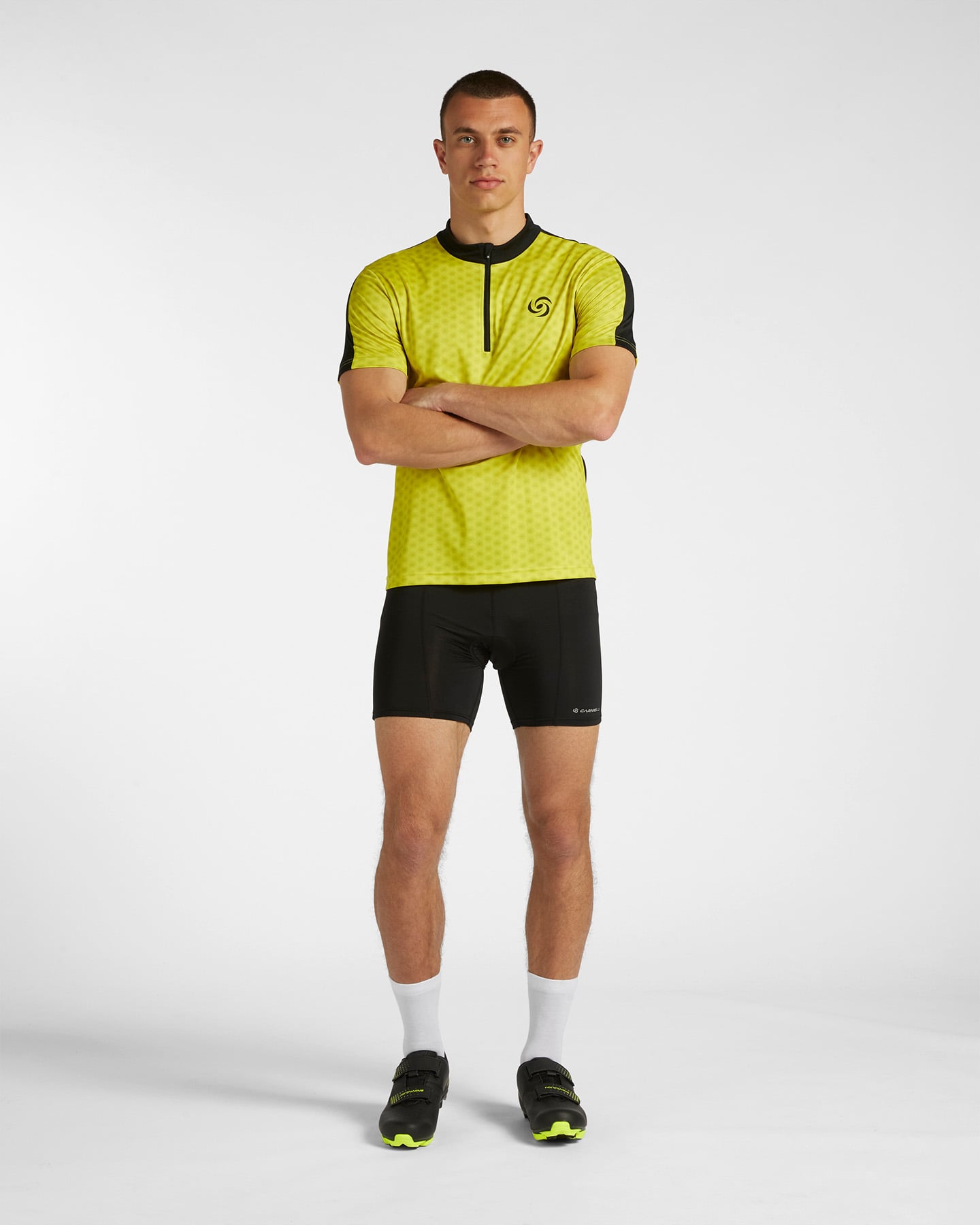 Maglia ciclismo CARNIELLI ALL OVER PRINTED M - Nero - 1 | Cisalfa Sport