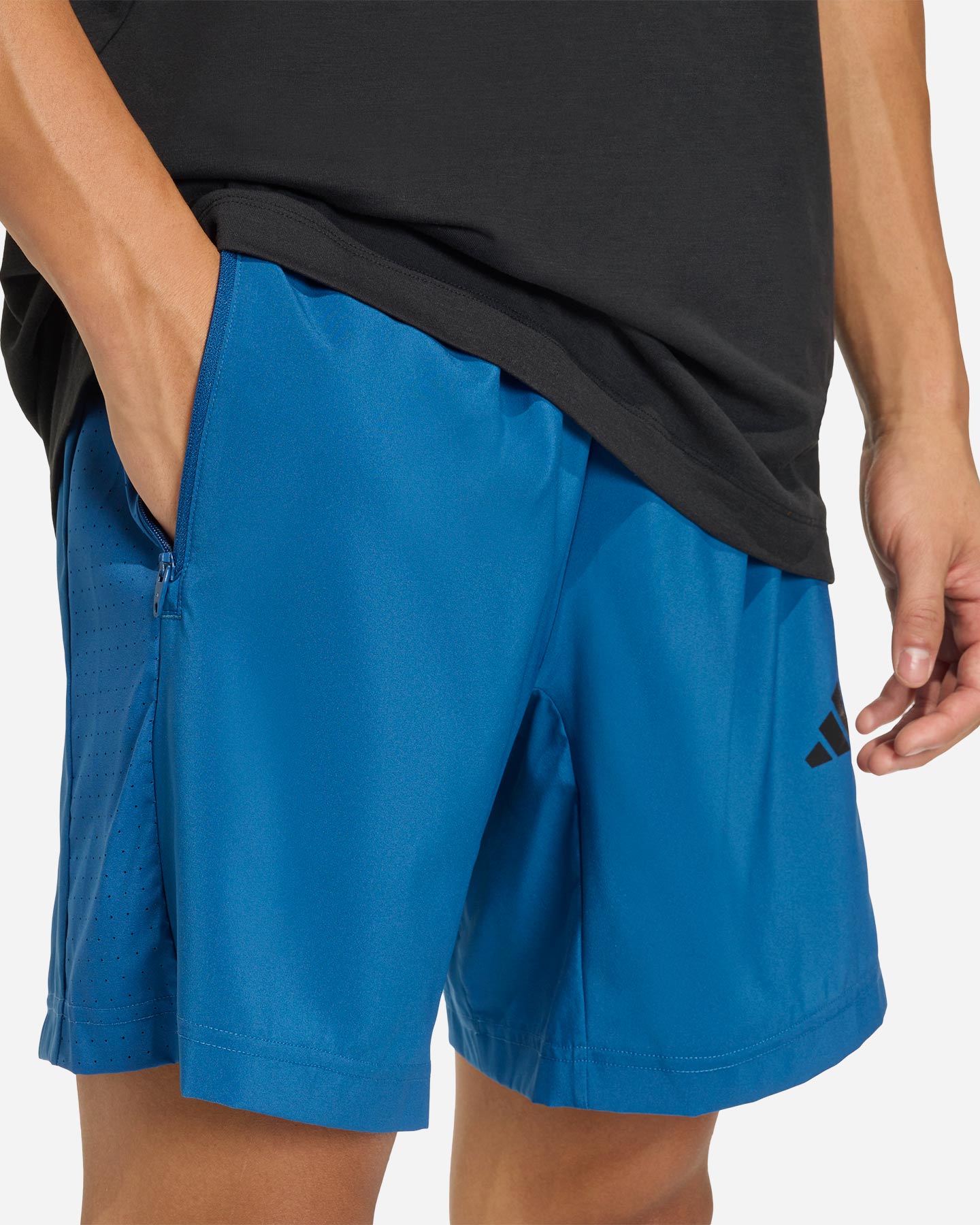 Pantalone training ADIDAS WORKOUT ESSENTILAS M - Verde - 4 | Cisalfa Sport