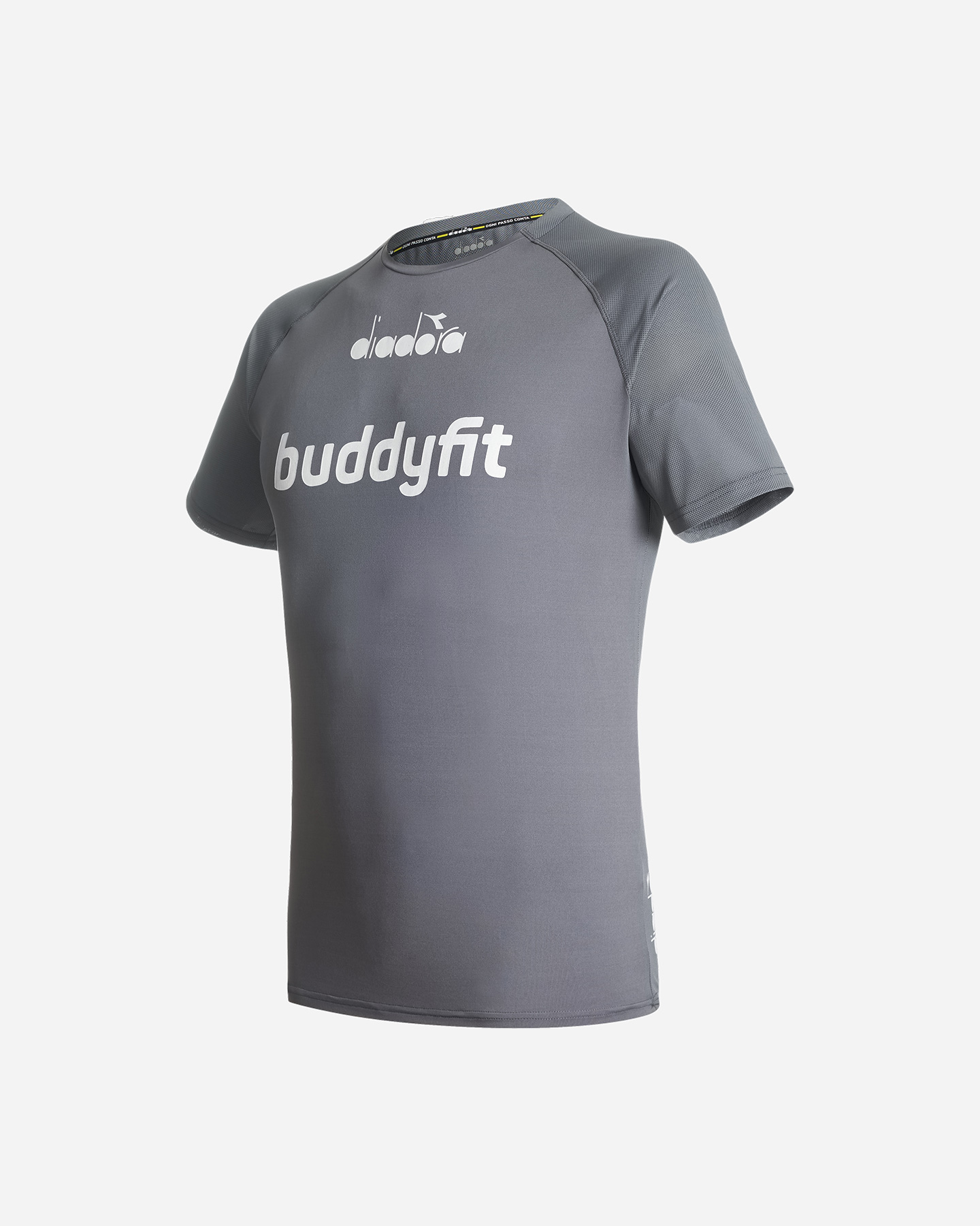 T-shirt training DIADORA LIGHT BUDDYFIT M - Grigio - 0 | Cisalfa Sport