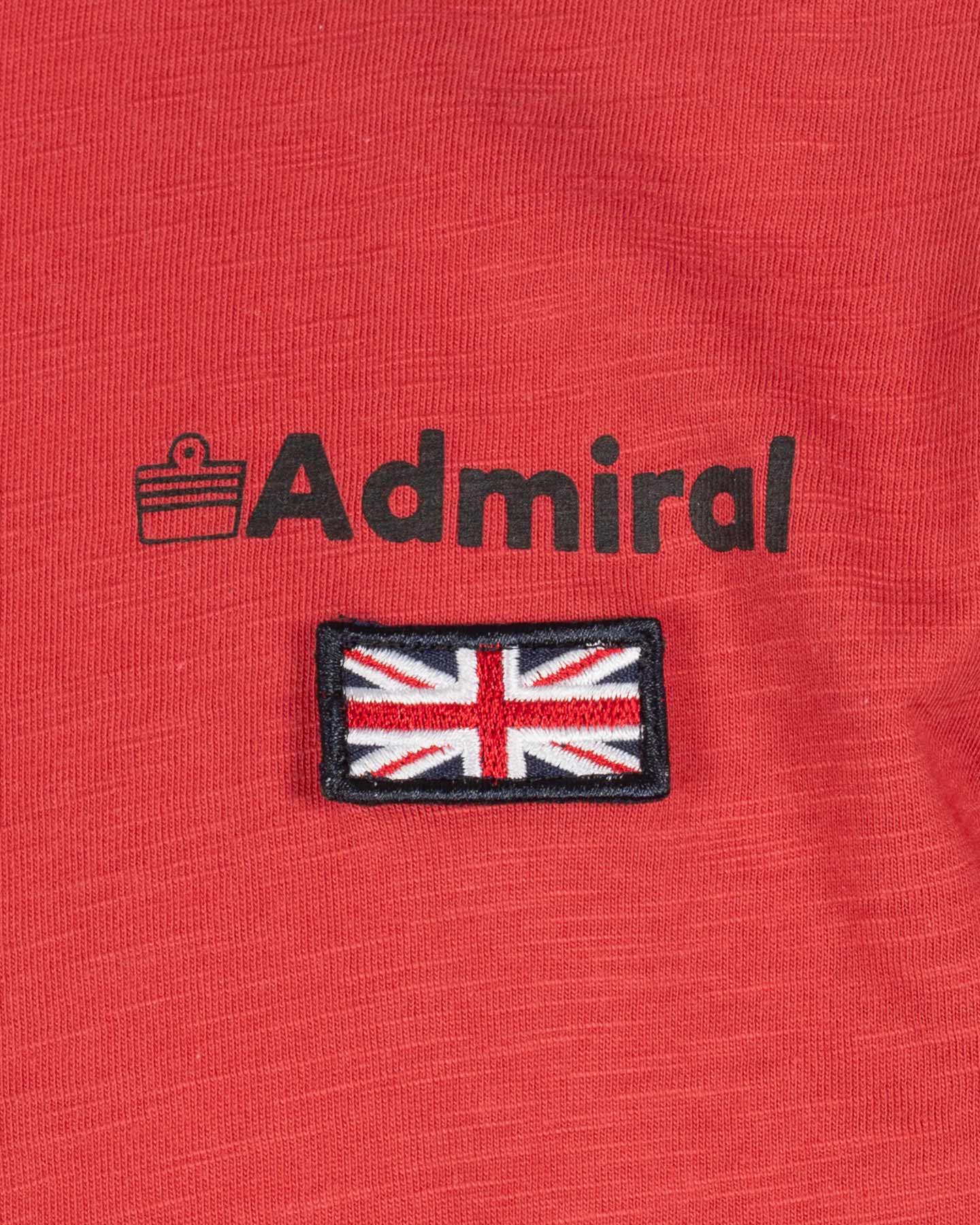 T-shirt ADMIRAL ESSENTIAL COLLEGE JR - Rosso - 2 | Cisalfa Sport