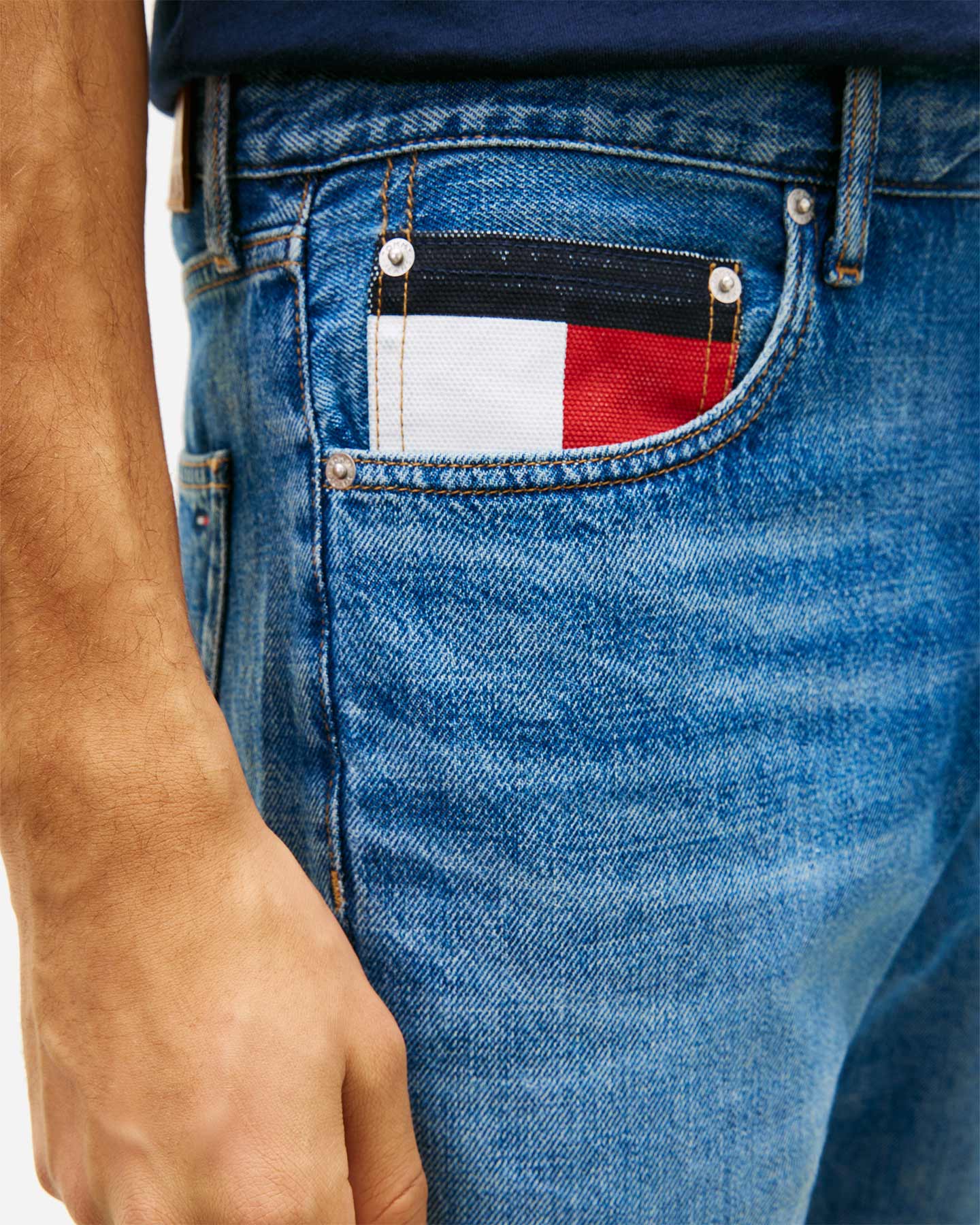 Bermuda TOMMY HILFIGER OTIS TELA DENIM M - Denim - 4 | Cisalfa Sport