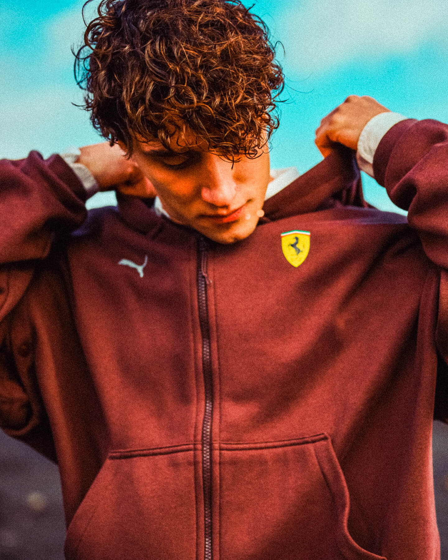 Felpa PUMA SCUDERIA FERRARI M - Marrone - 2 | Cisalfa Sport