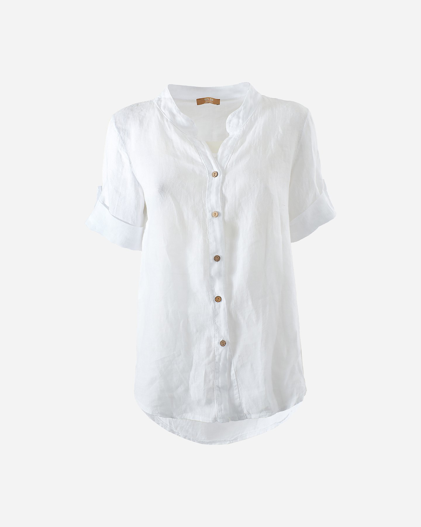 Yes Zee Basic W - Camicia - Donna - Bianco