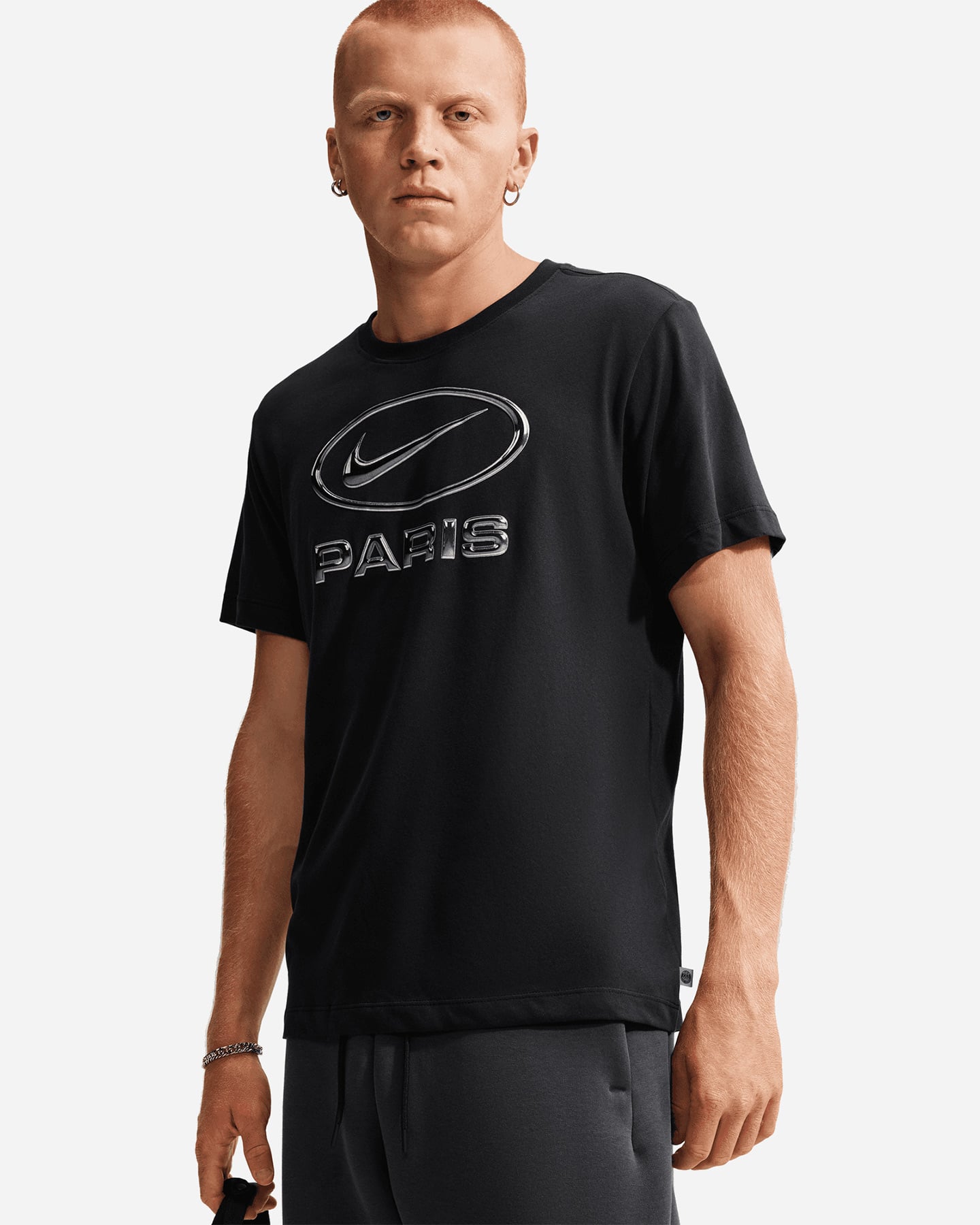 Abbigliamento calcio ufficiale NIKE PSG SWOOSH 26-27 M - Nero - 3 | Cisalfa Sport