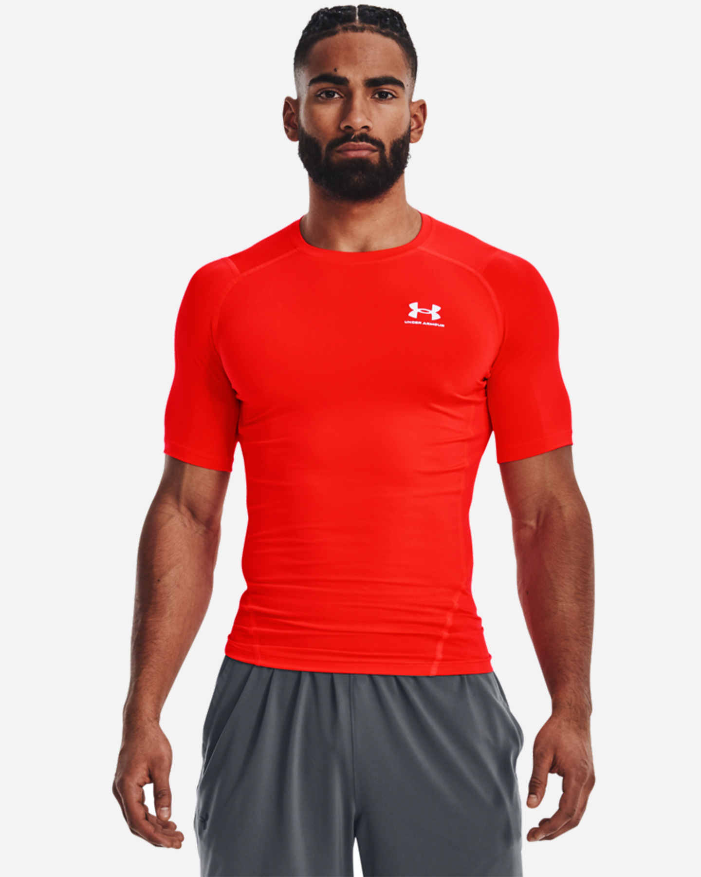 T-shirt training UNDER ARMOUR HEATGEAR M - Arancione - 0 | Cisalfa Sport