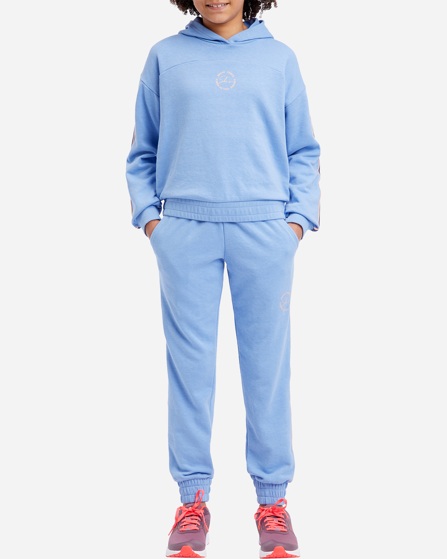 Felpa ENERGETICS TAPE JR - Rosa - 3 | Cisalfa Sport